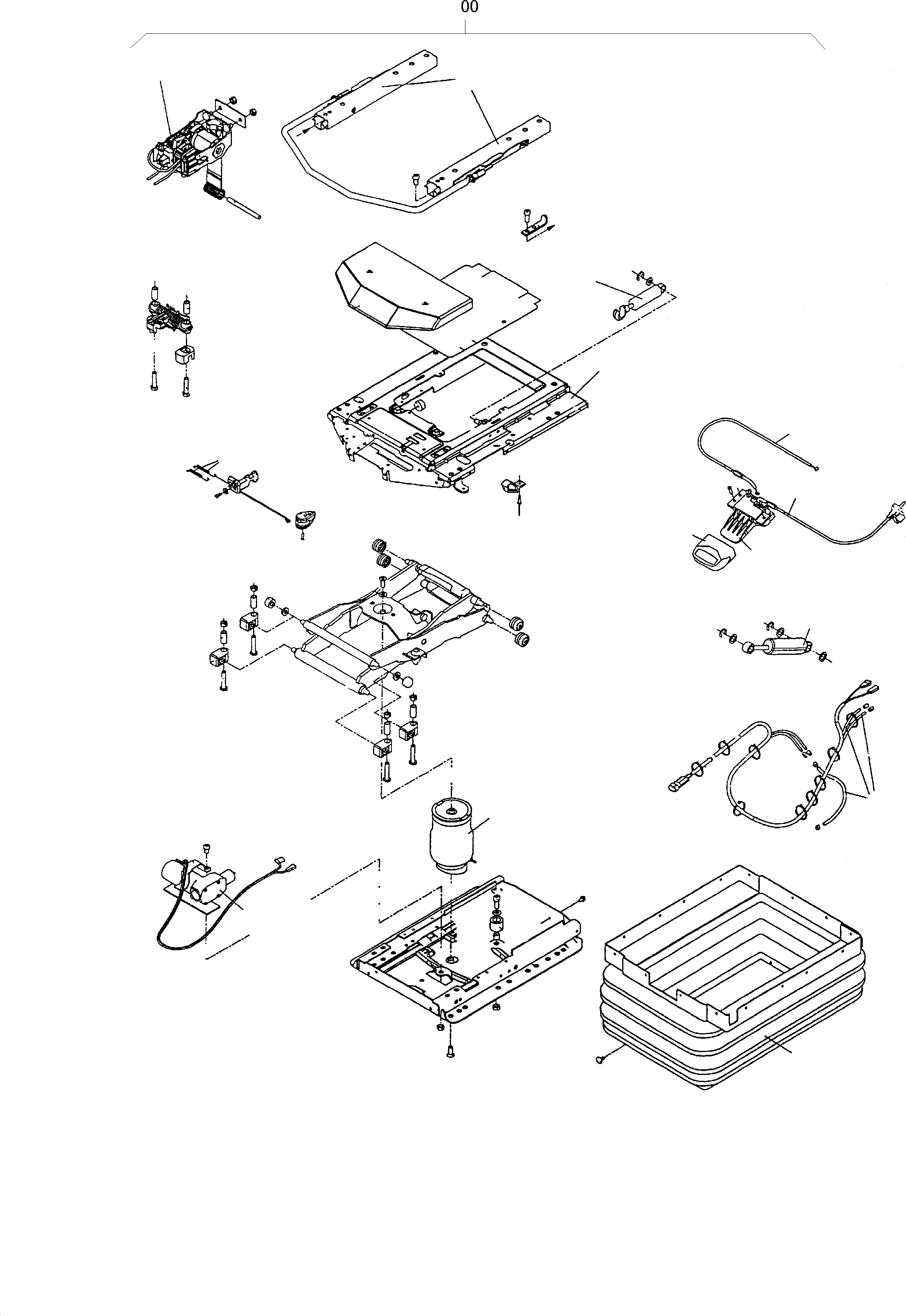 Komatsu parts book diagram for PC3000-6 S/N 46165: GEAR PUMP UNIT