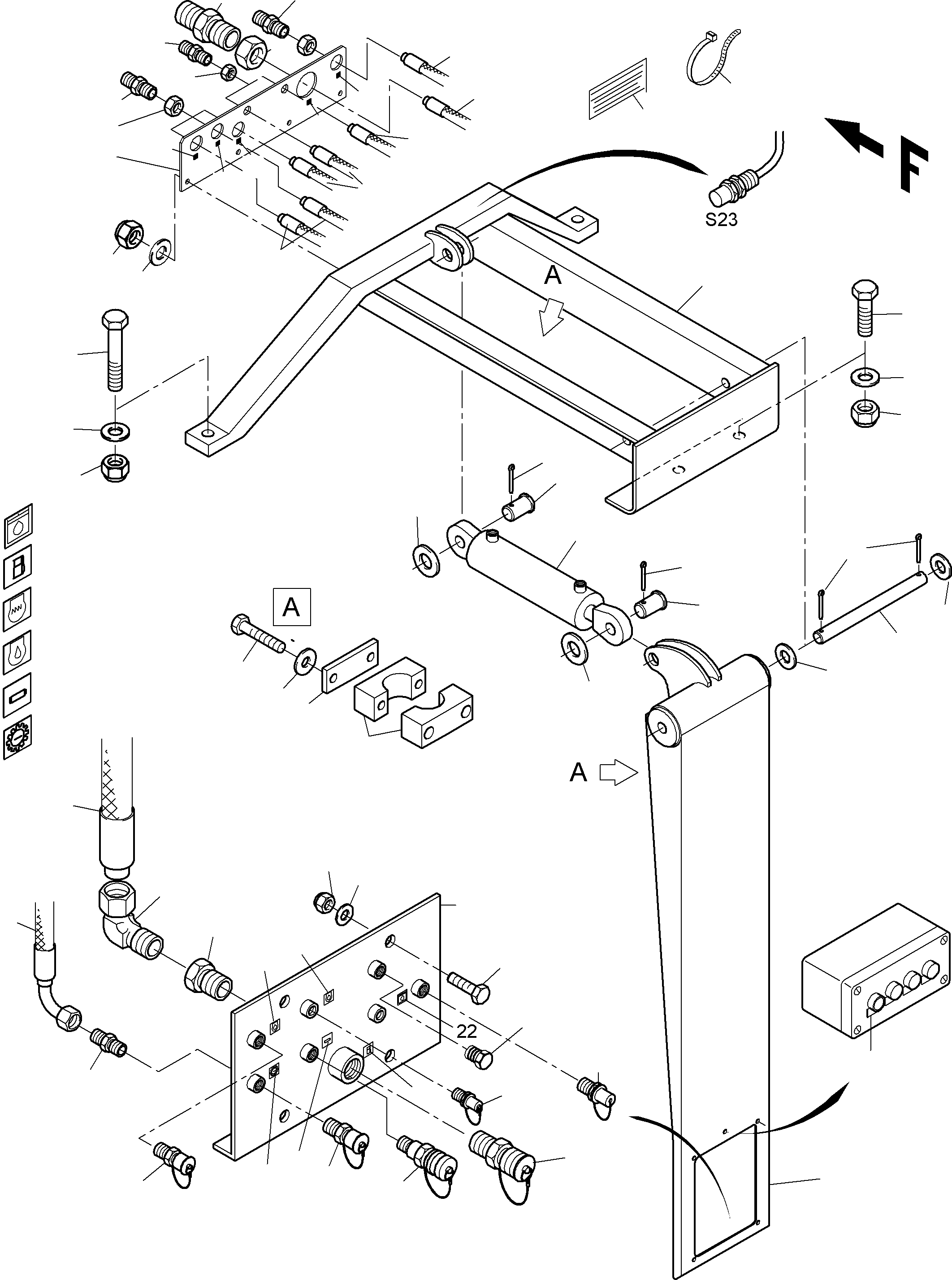 Komatsu parts book diagram for PC3000-6 S/N 46165: REFUELING EQUIPMENT