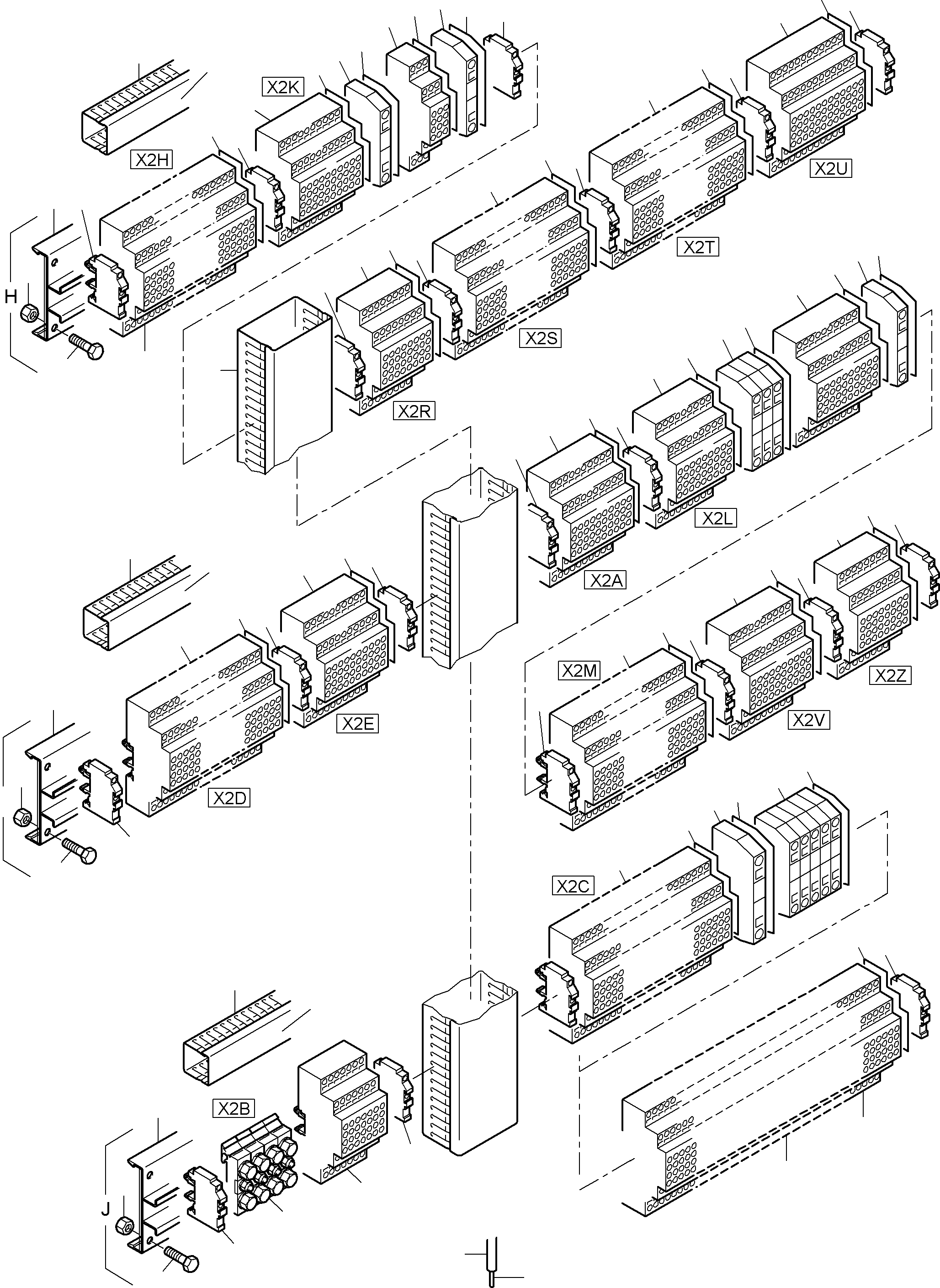 Komatsu parts book diagram for PC3000-6 S/N 46165: MAIN SWITCH BOX IN CAB SUPPORT