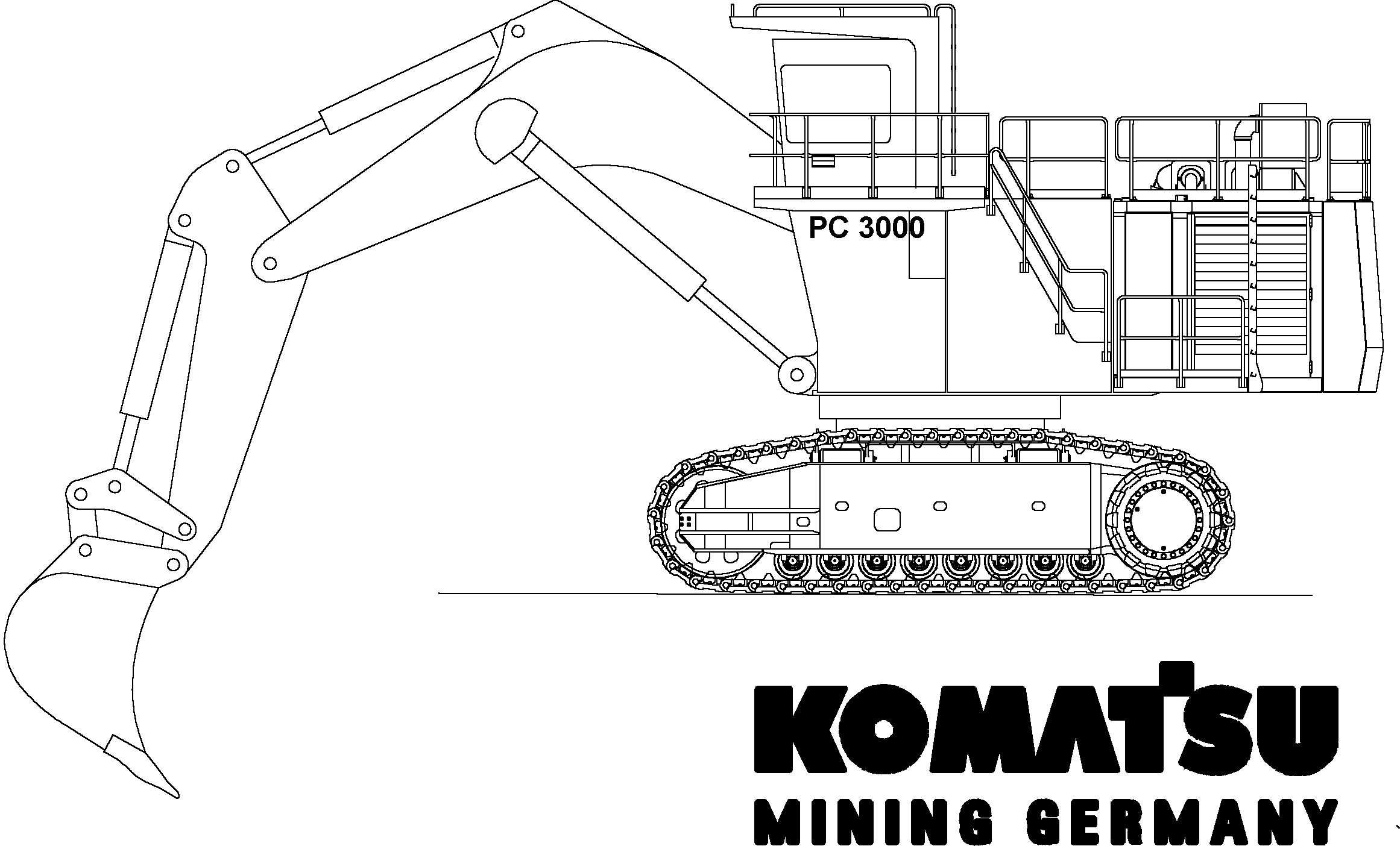 Excavators Mining Komatsu / PC3000-6 S/N 46167(g46167)