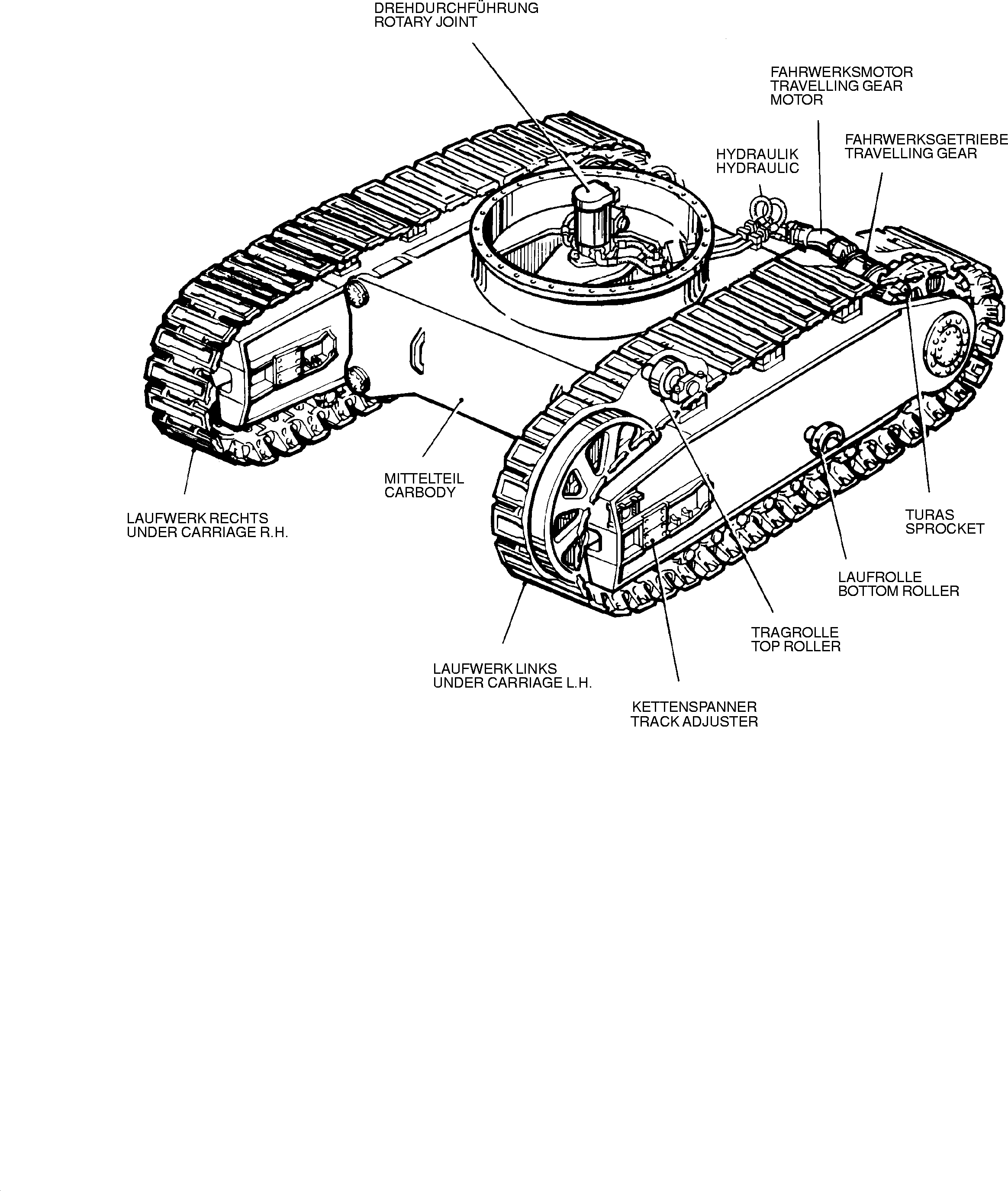 Komatsu parts book diagram for PC3000-6 S/N 46174: 