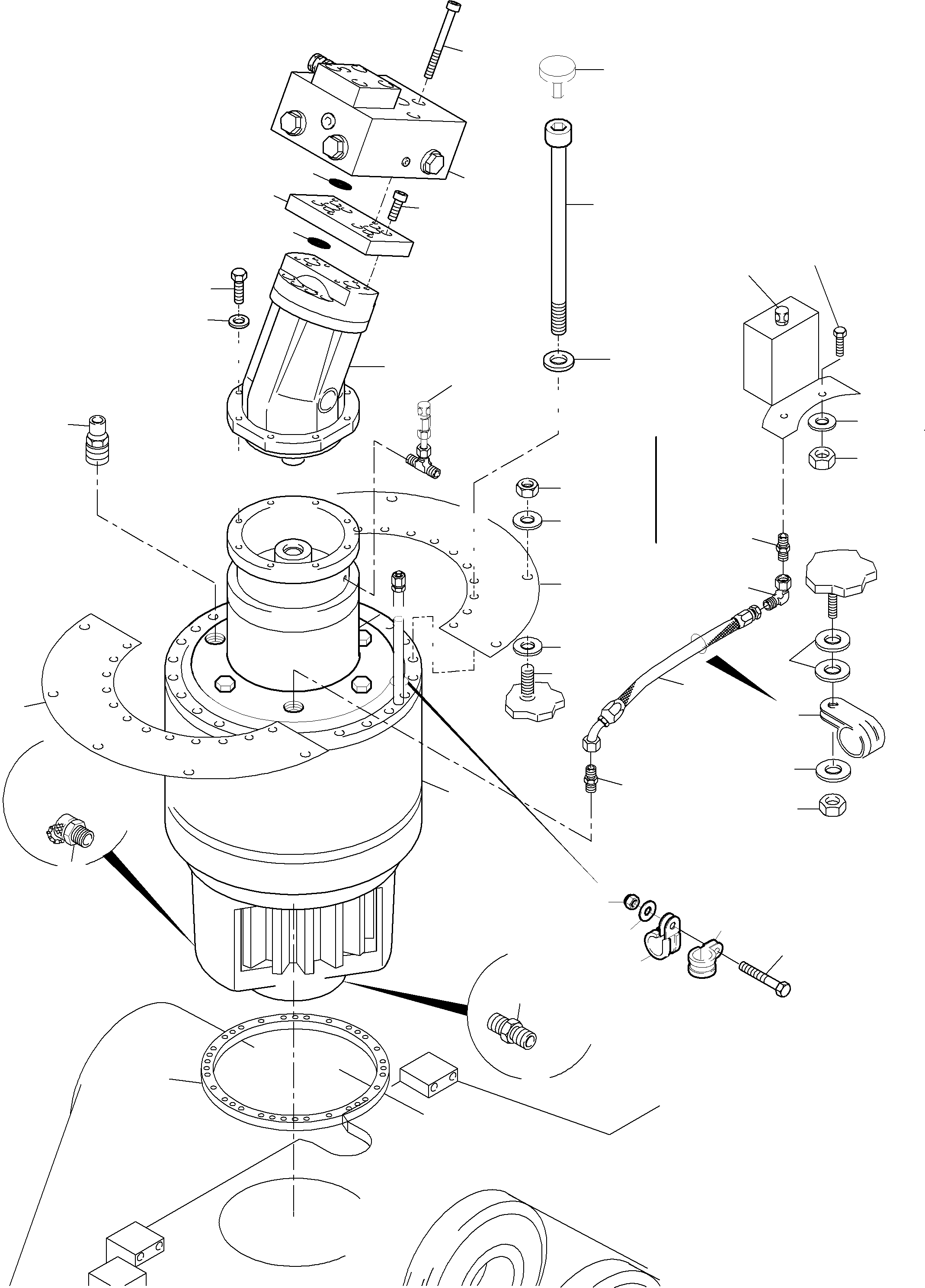 Excavators Mining Komatsu / PC3000-6 S/N 46175(g46175) / Slew Gear Arr.(485-1151b : 485-1151b)
