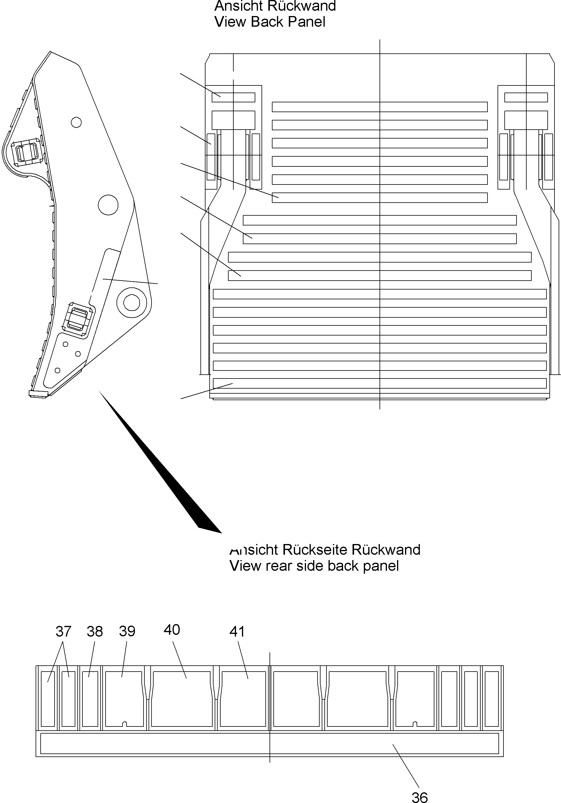 Excavators Mining Komatsu / PC3000-6 S/N 46175(g46175) / Wear Package Back Panel and Bullclam 14 cbm WP4(485-5365 : 485-5365)