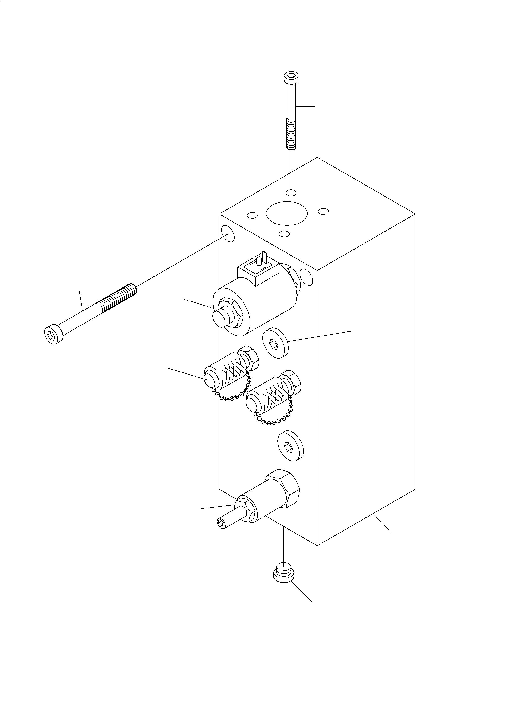 Komatsu parts book diagram for PC3000-6 S/N 46230: VALVE - TRAVELLING GEAR