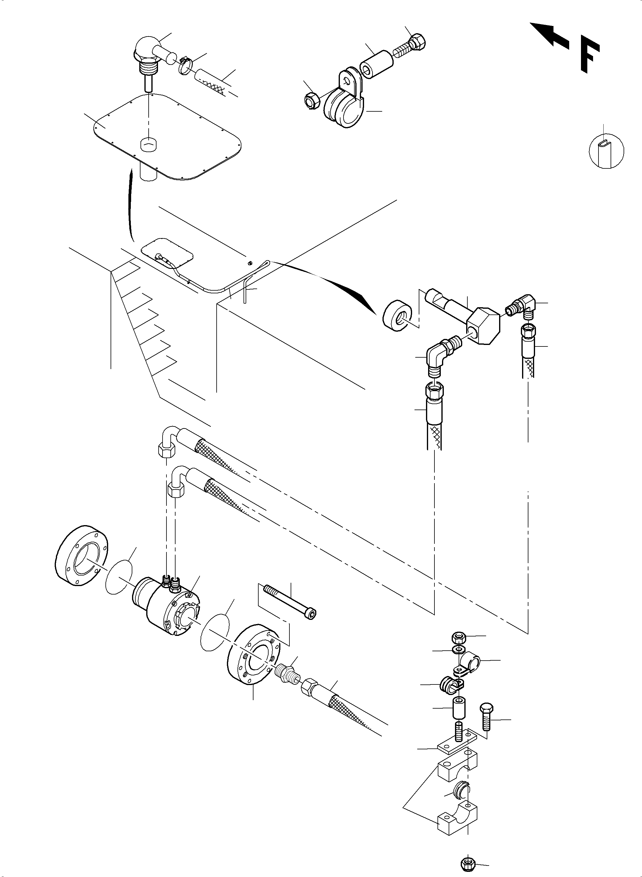 Komatsu parts book diagram for PC3000-6 S/N 46230: REFUELING EQUIPMENT
