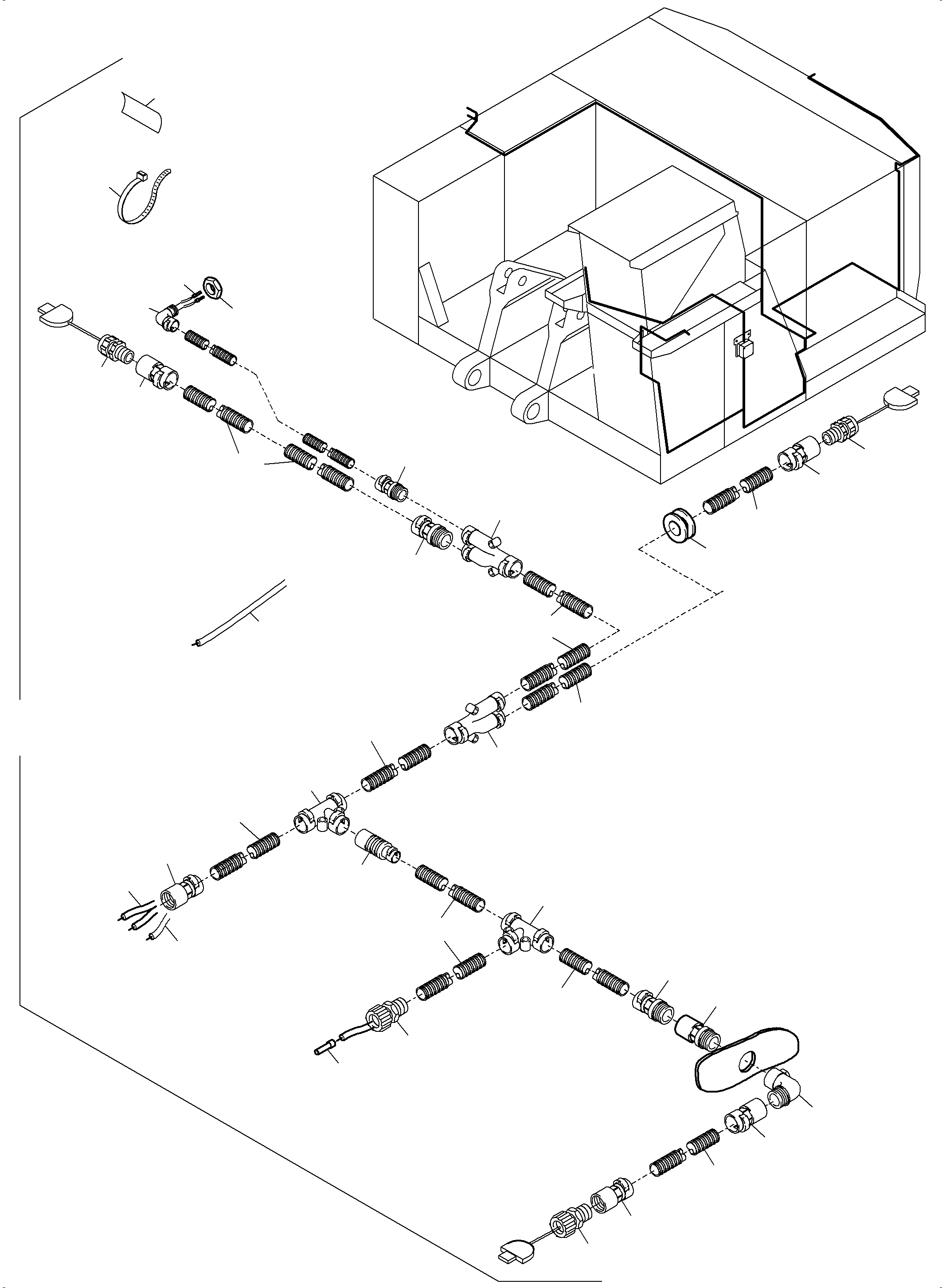 Komatsu parts book diagram for PC3000-6 S/N 46230: CAMERASYSTEM