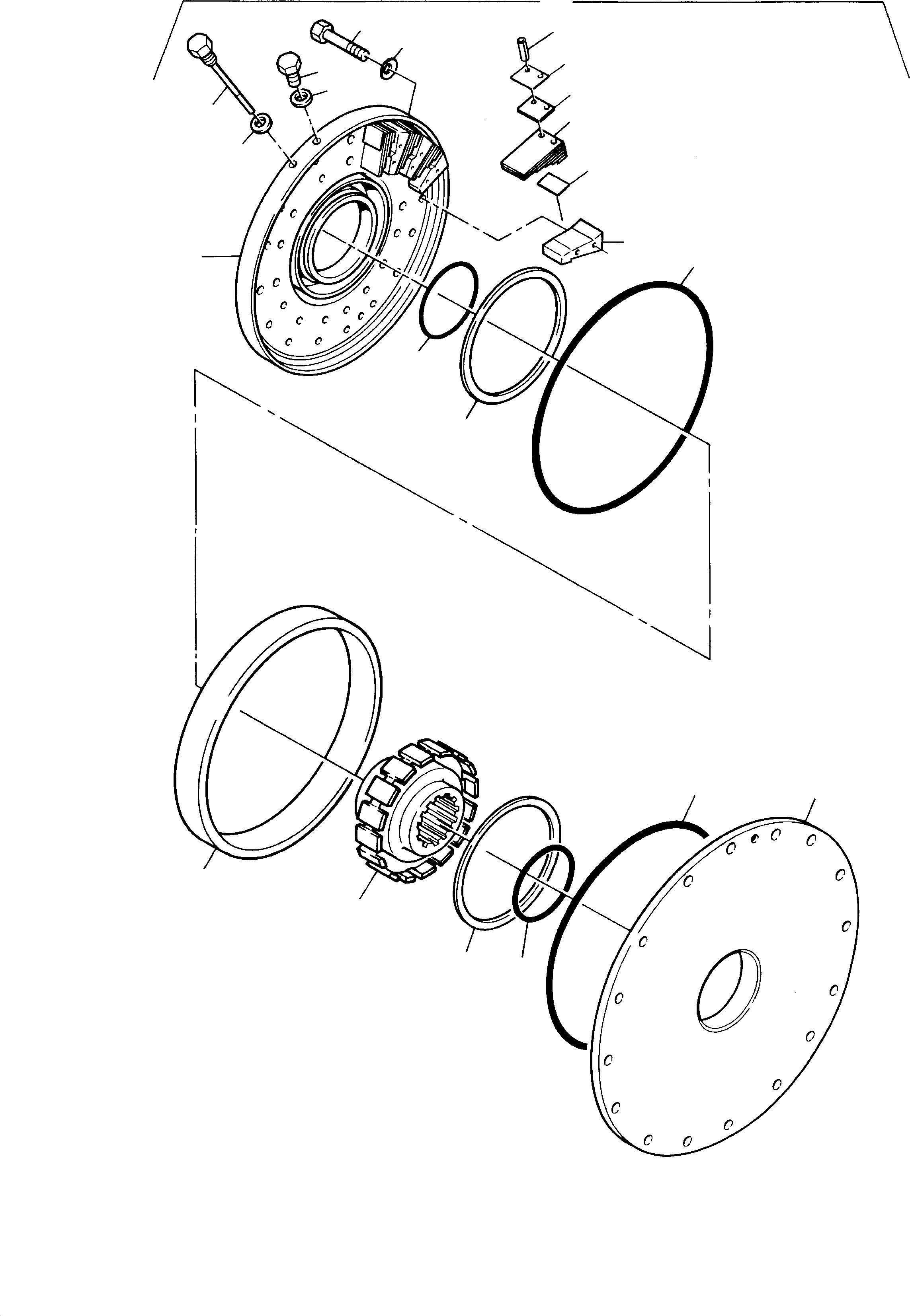 Komatsu parts book diagram for H135S S/N 61064: COUPLING