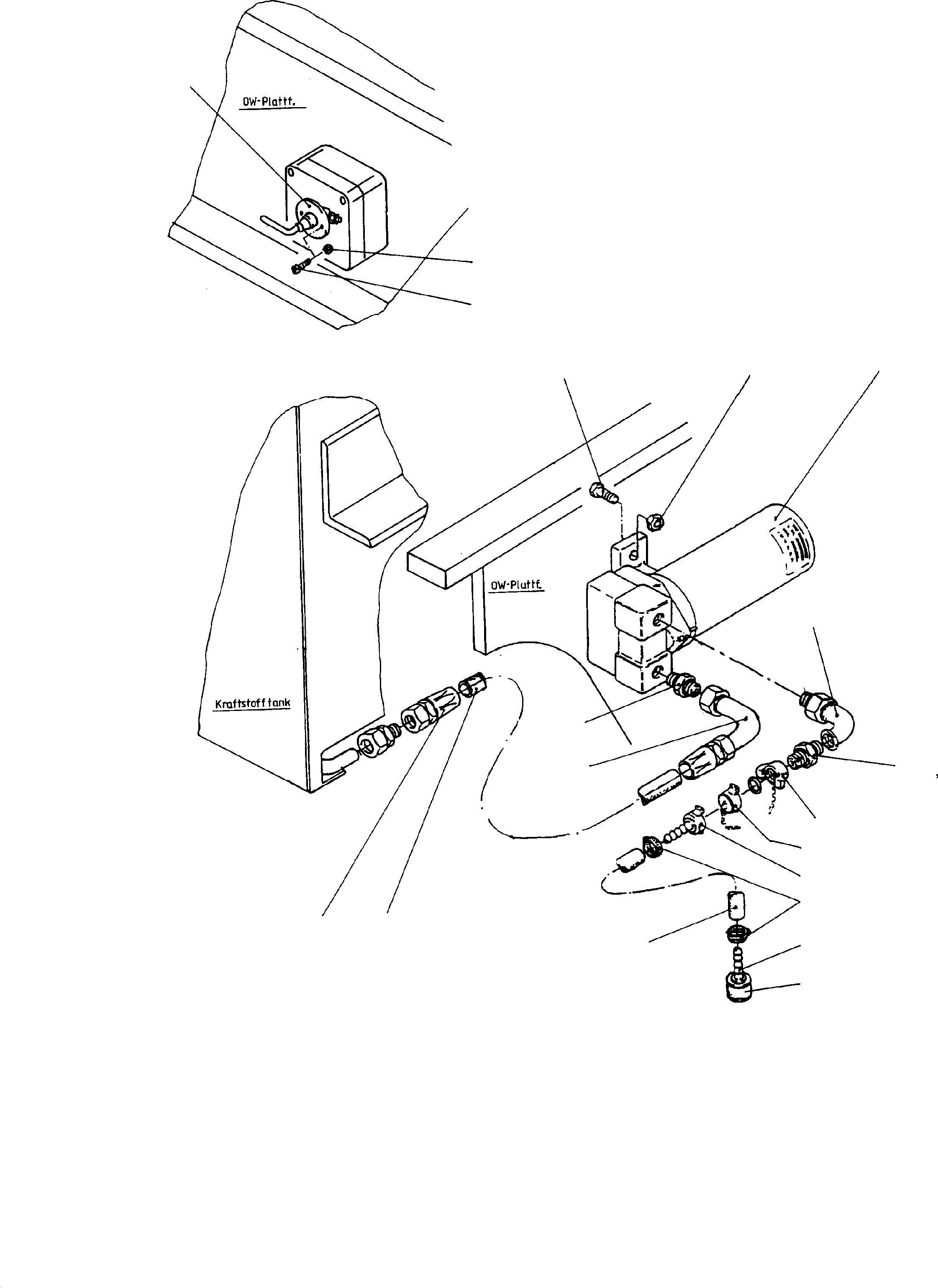 Komatsu parts book diagram for H135S S/N 61064: REFUELING SYSTEM