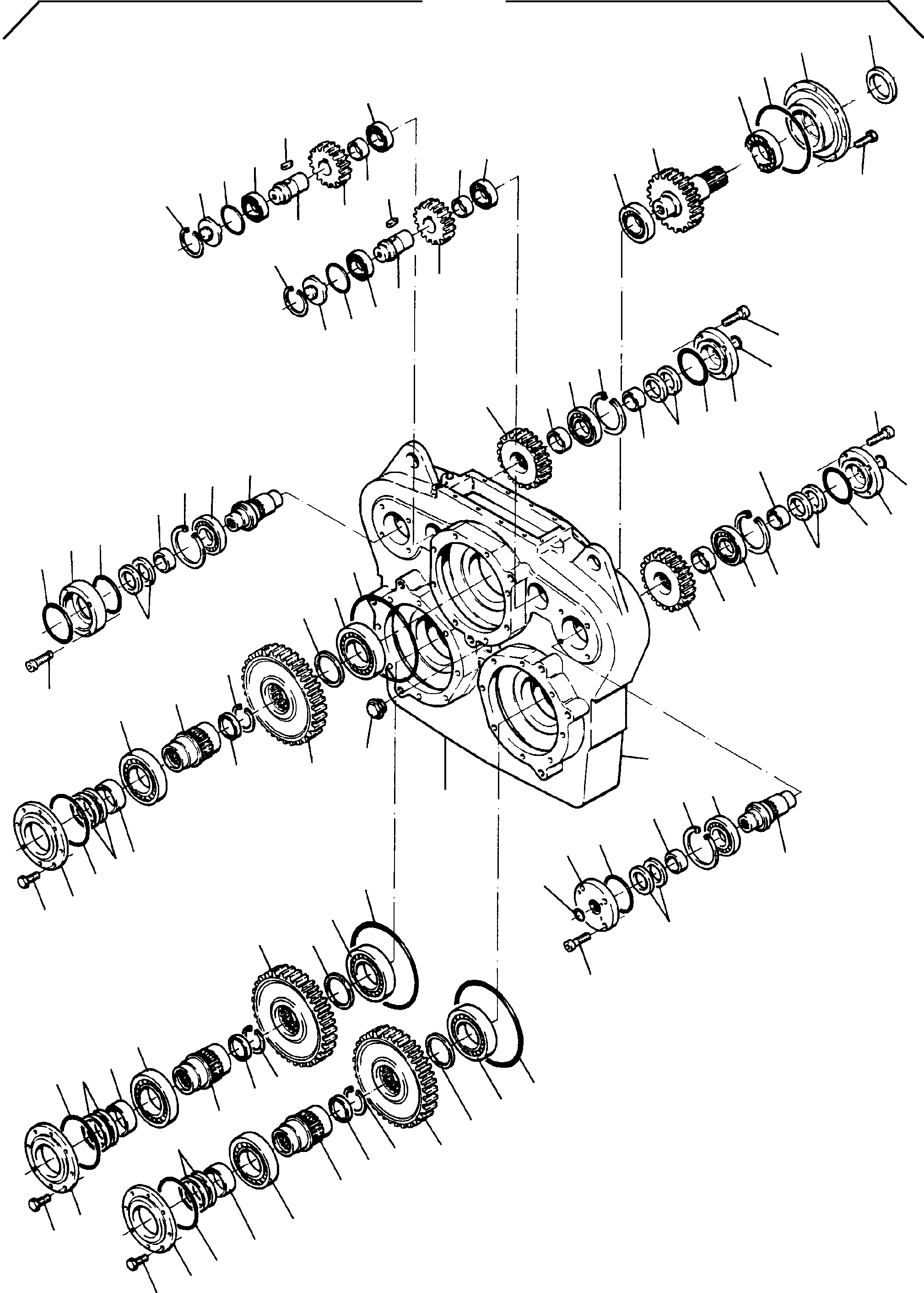 Komatsu parts book diagram for H135S S/N 61064: PUMP DISTRIBUTOR GEAR
