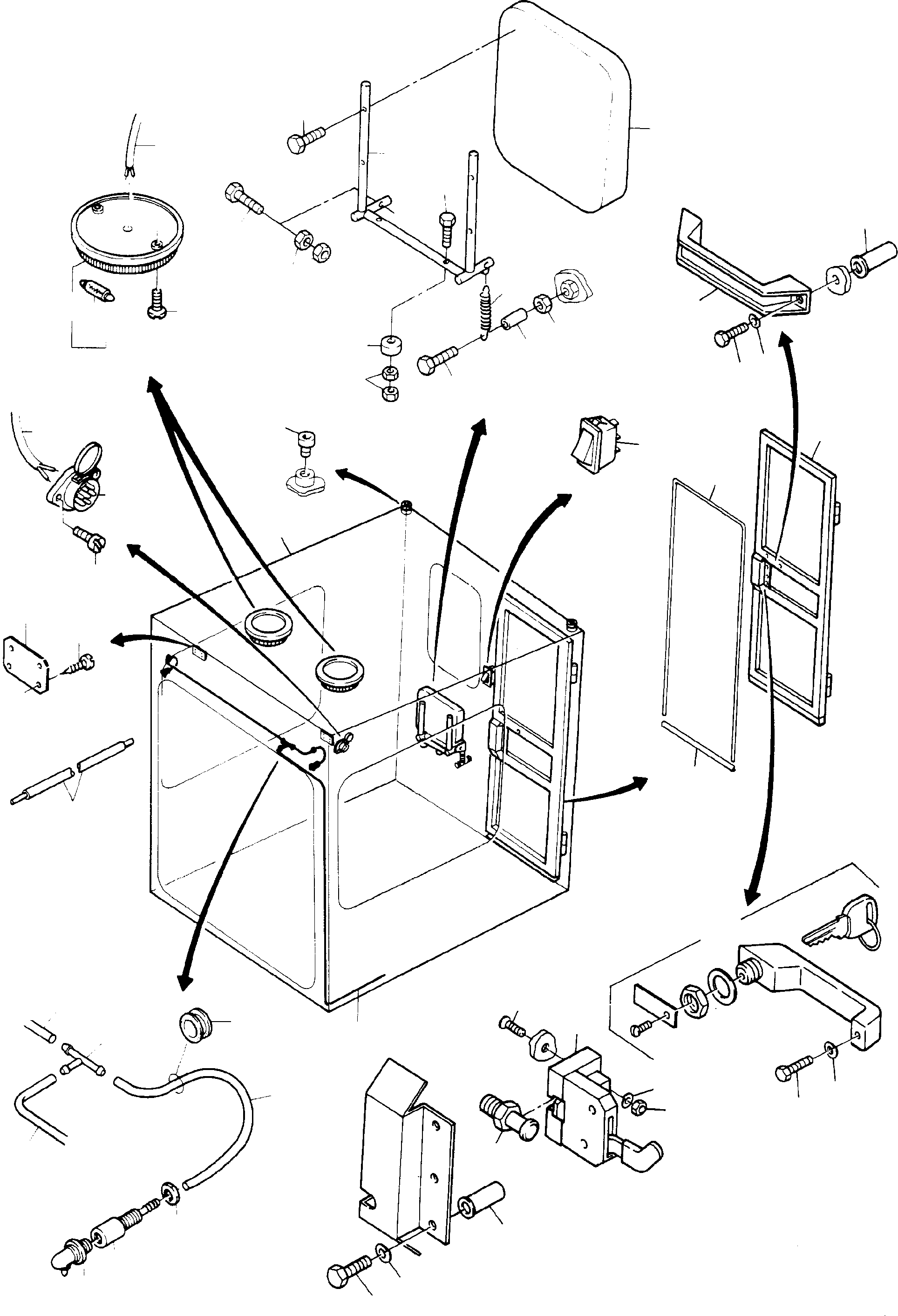 Excavators Mining Komatsu / H135S S/N 61064(g61064) / Operator
