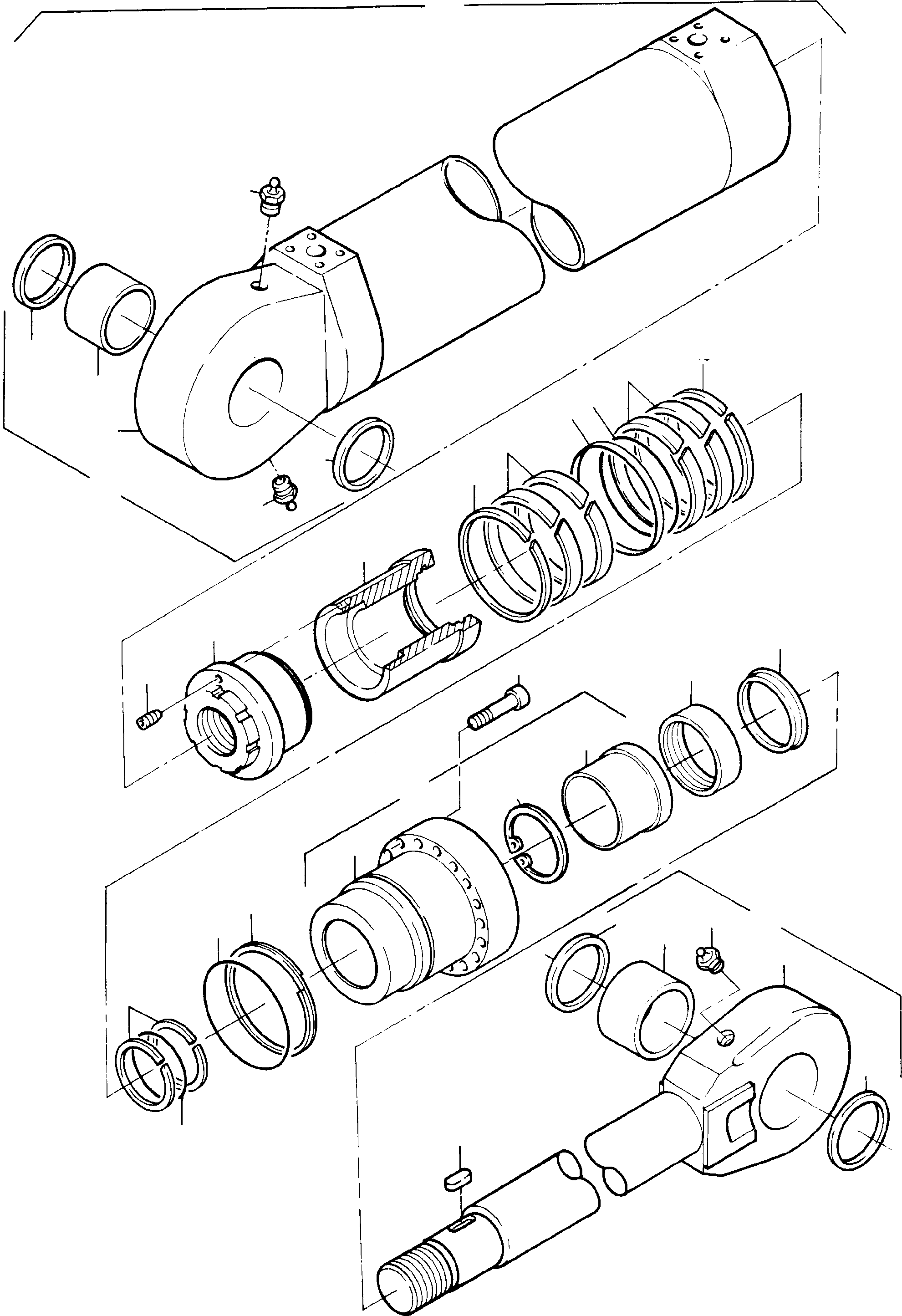 Excavators Mining Komatsu / H135S S/N 61064(g61064) / Hydraulic Cylinder(065-4176b1 : 065-4176b1)
