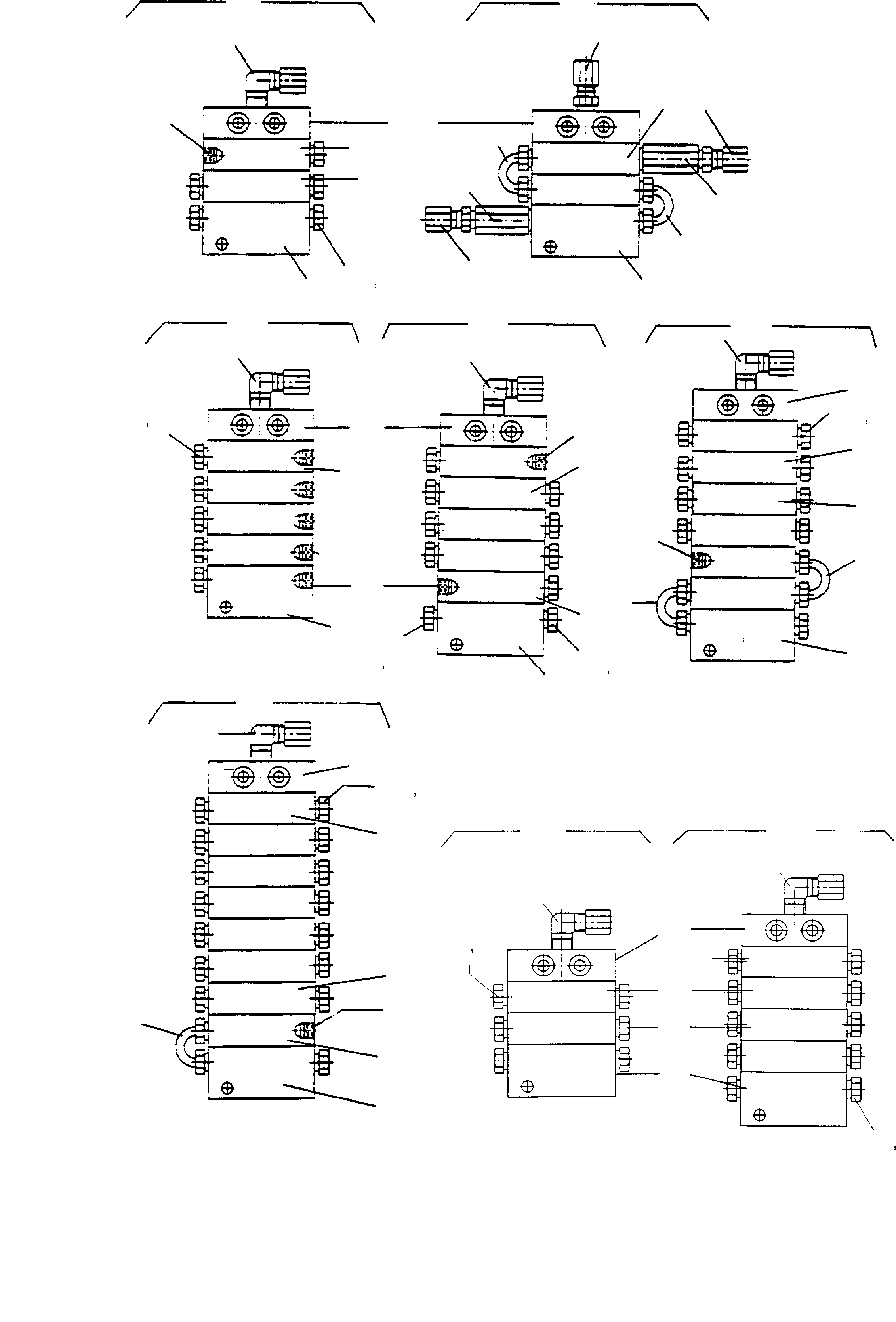 Excavators Mining Komatsu / PC 1400-1 61 072 04.12.2001(g61072) / Distributor Combination, Progressive(090-2360 : 090-2360)