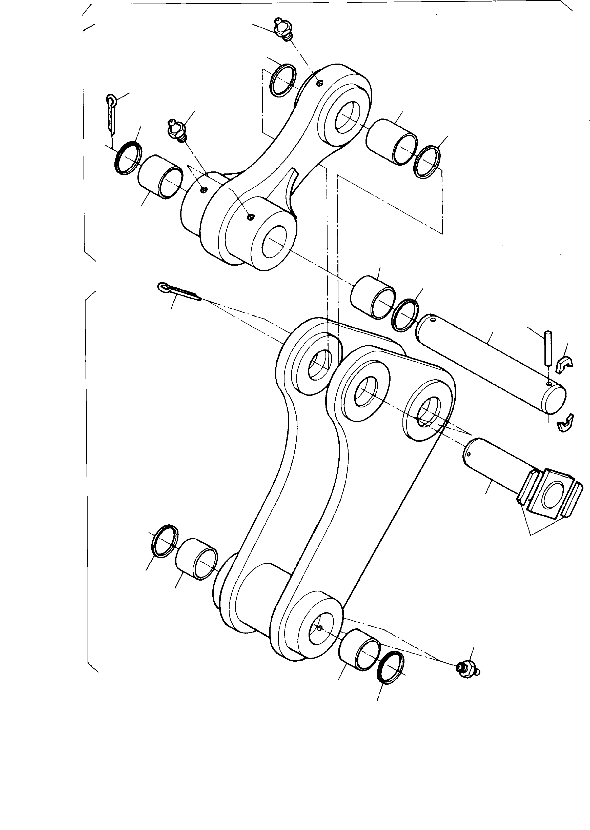 Excavators Mining Komatsu / PC 1400-1 61 072 04.12.2001(g61072) / Wishbone and Rod(116-4700 : 116-4700)