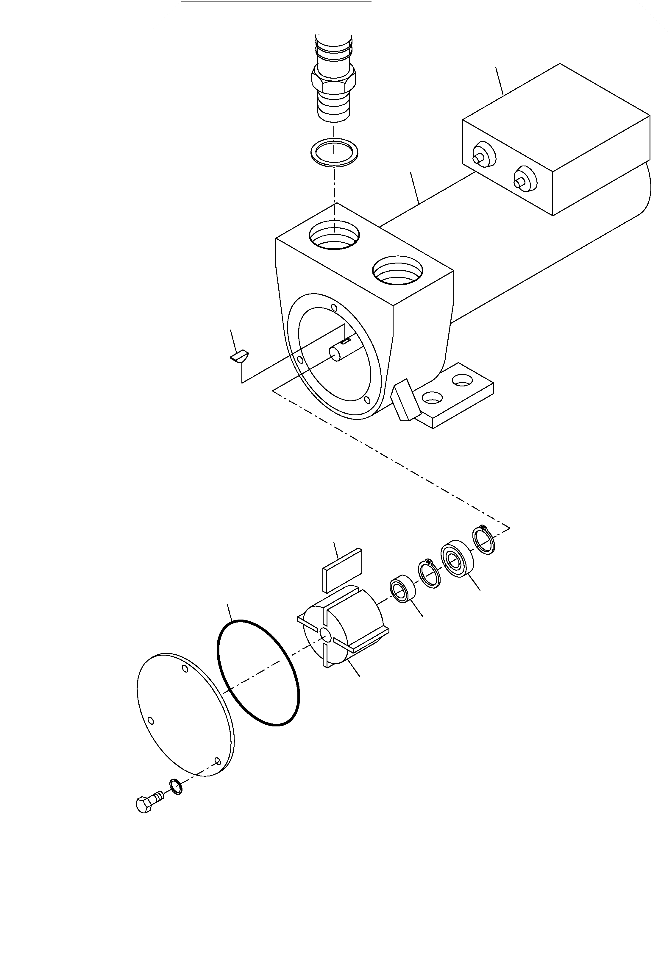 Excavators Mining Komatsu / PC 1400-1 61 072 04.12.2001(g61072) / Refuelling pump(991-0260 : 991-0260)