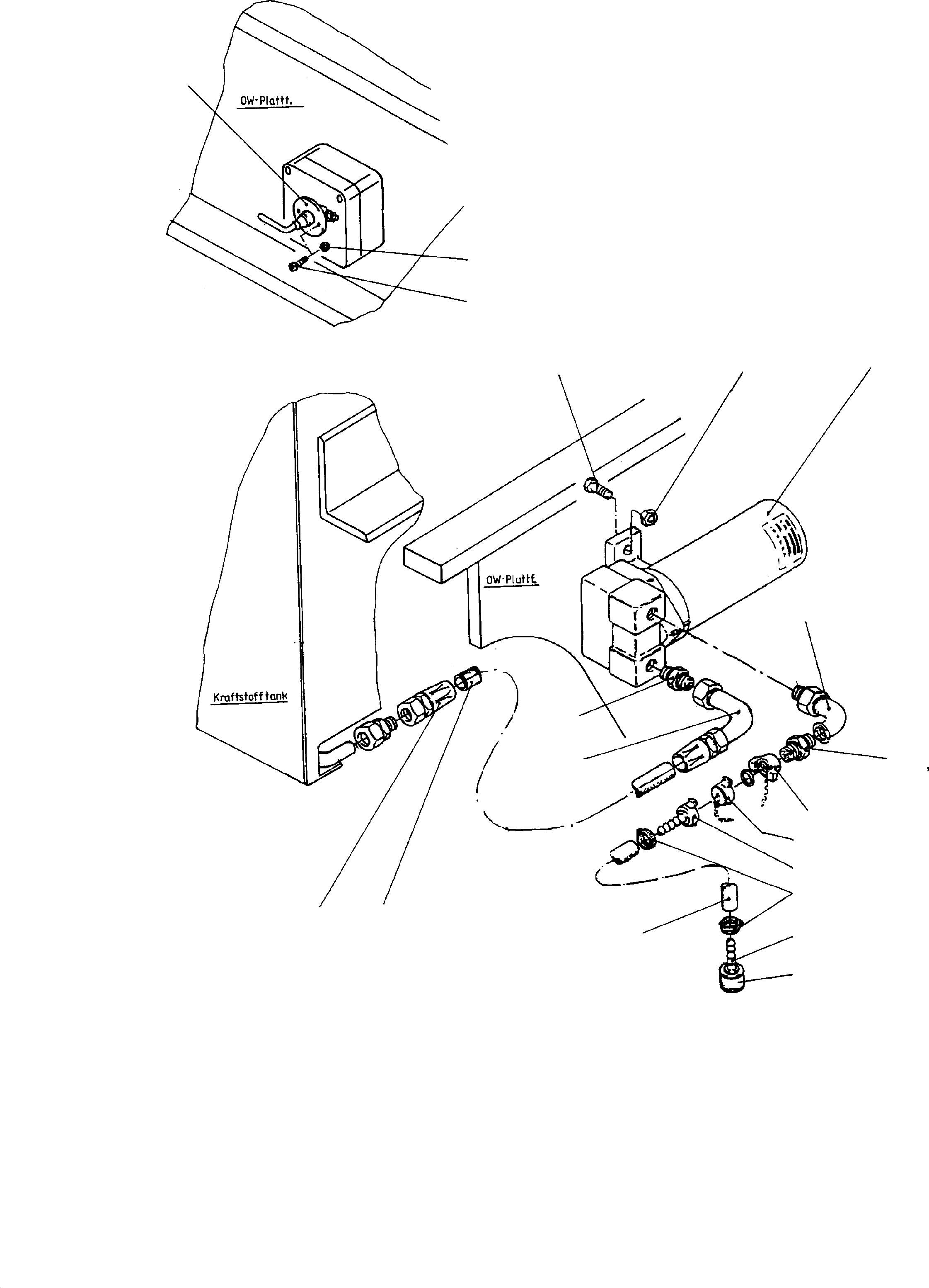 Excavators Mining Komatsu / PC 1400-1 61 072 04.12.2001(g61072) / Refueling System(116-2300b : 116-2300b)