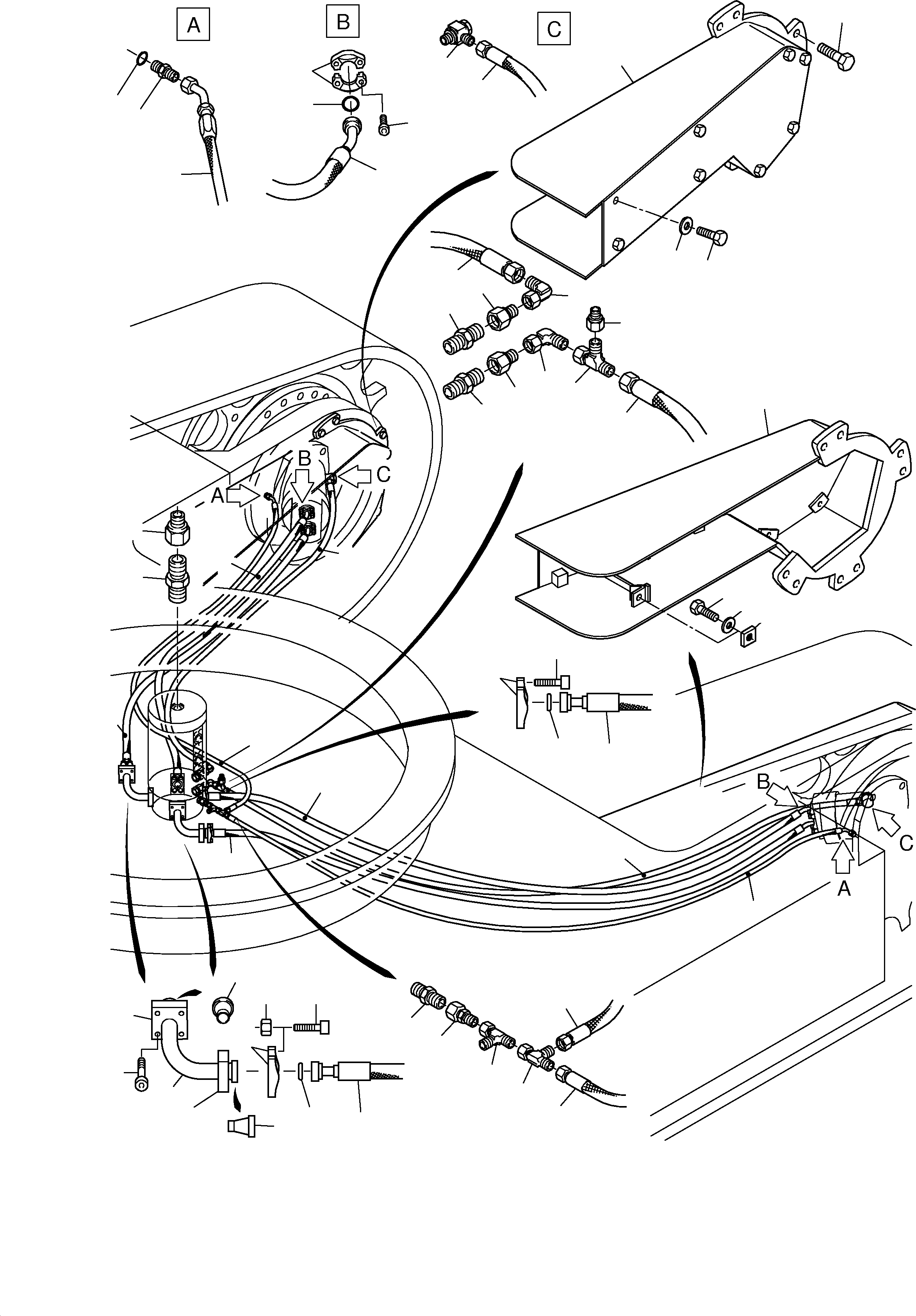 Excavators Mining Komatsu / PC 1400-1 61 072 04.12.2001(g61072) / Hydraulic with Drive Protection(116-3152a : 116-3152a)