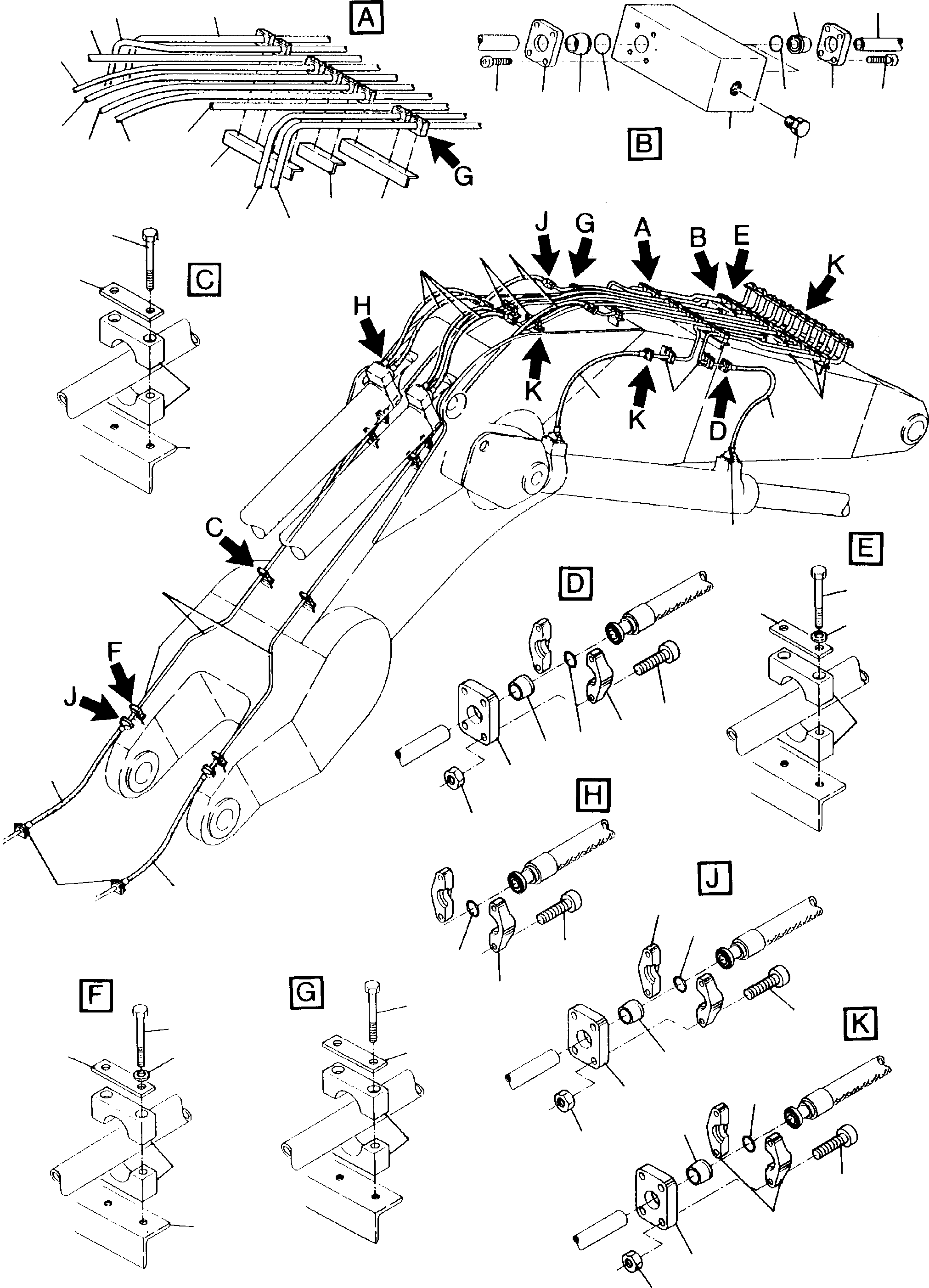 Excavators Mining Komatsu / PC 1400-1 61 072 04.12.2001(g61072) / Boom - Backhoe(116-4016e : 116-4016e)