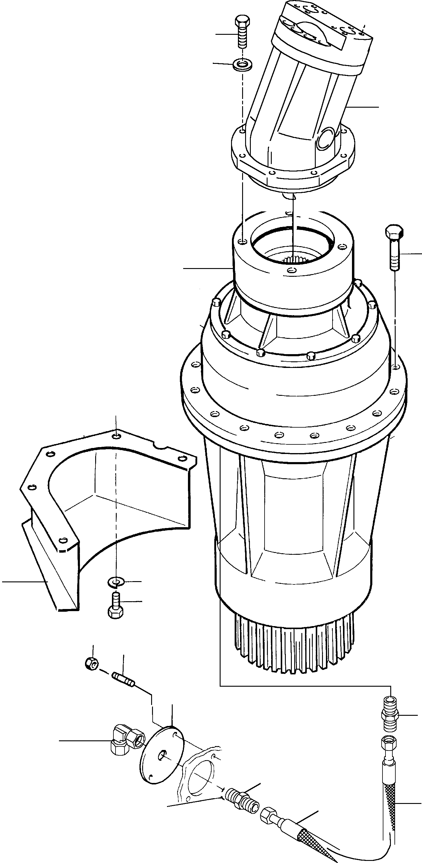 Excavators Mining Komatsu / PC 1400-1 61 075 09.03.2005(g61075) / Slew Gear Box Arr.(116-1150 : 116-1150)
