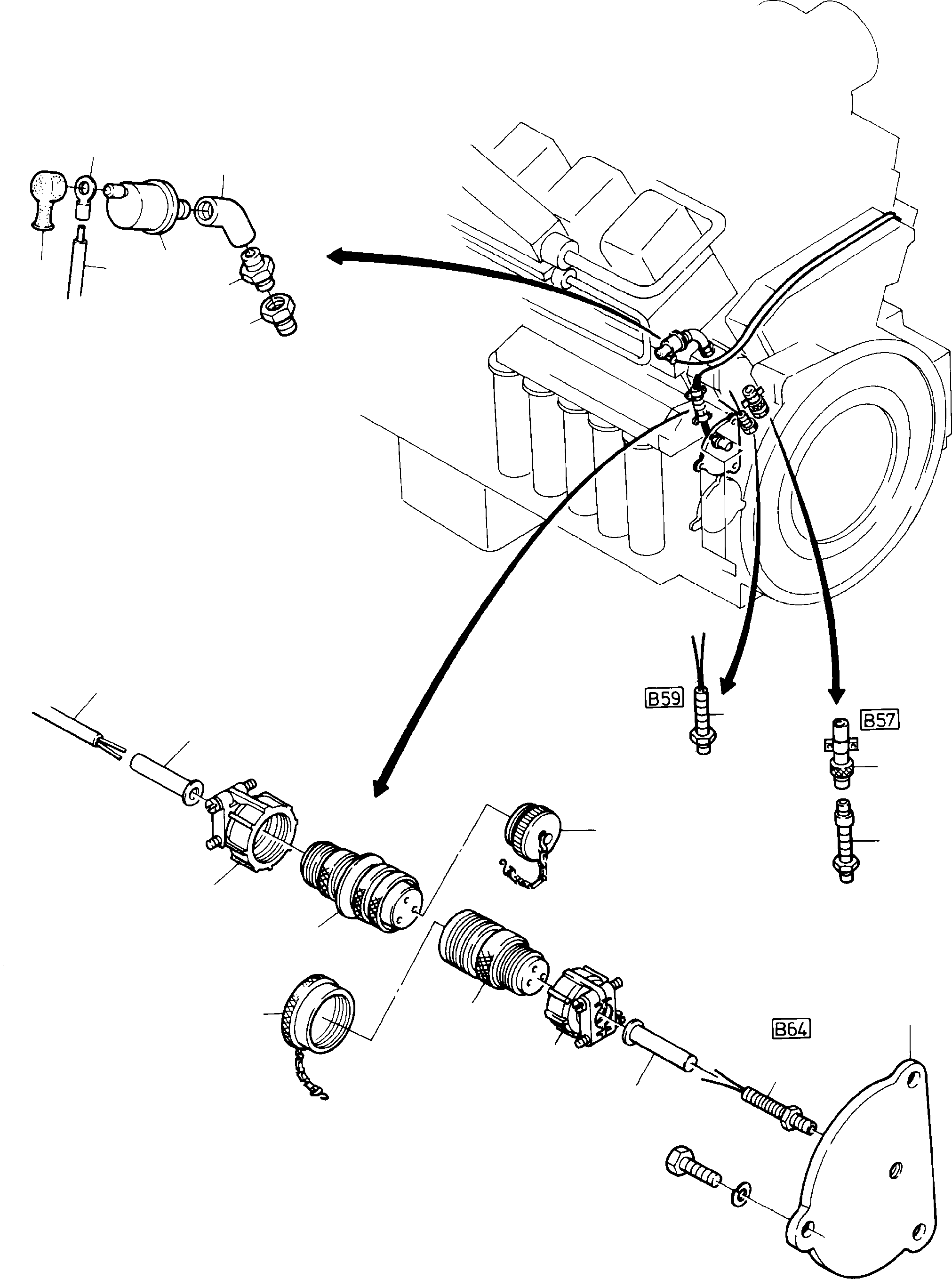 Excavators Mining Komatsu / H285S S/N 78083(g78083) / Diesel Engine, Attachments (CU-Engine)(114-1210b : 114-1210b)