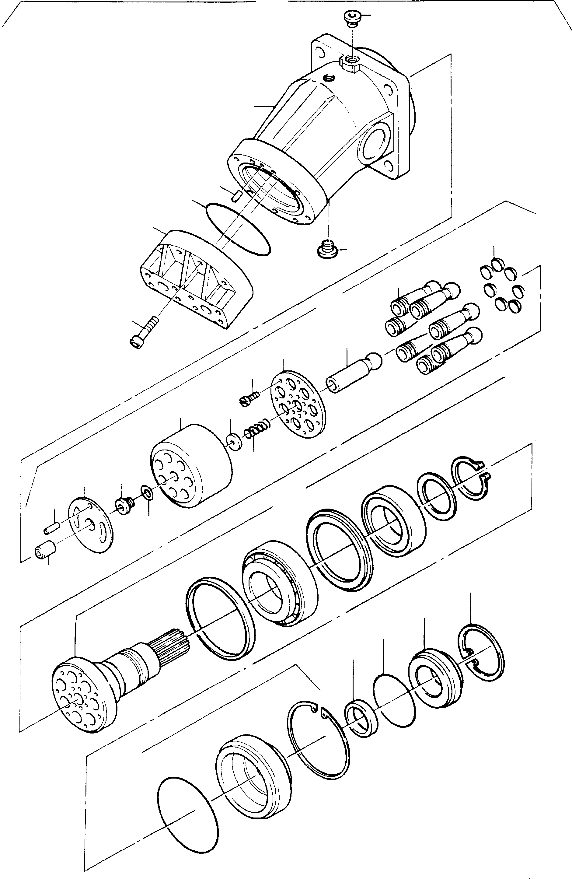 Excavators Mining Komatsu / H285S S/N 78083(g78083) / Hydraulic Motor(090-1370 : 090-1370)