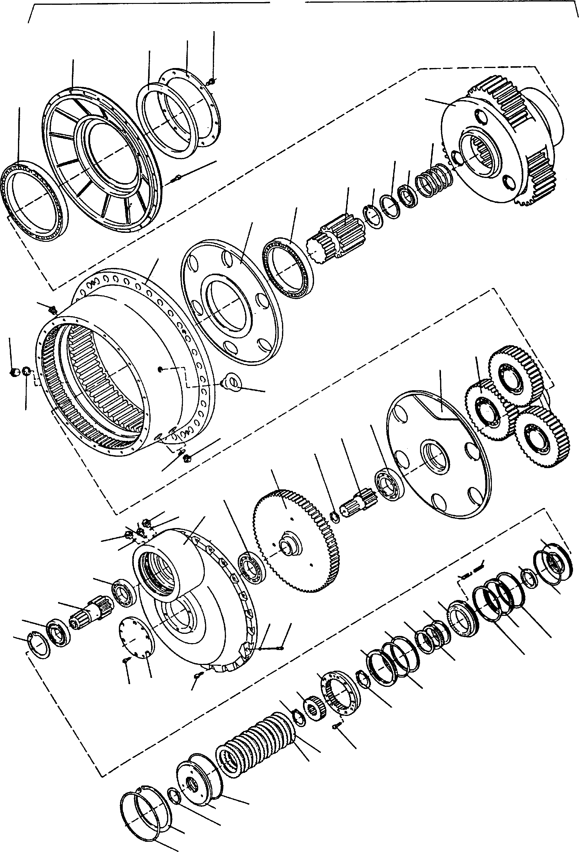 Excavators Mining Komatsu / H285S S/N 78083(g78083) / Travelling Gear(090-2347 : 090-2347)