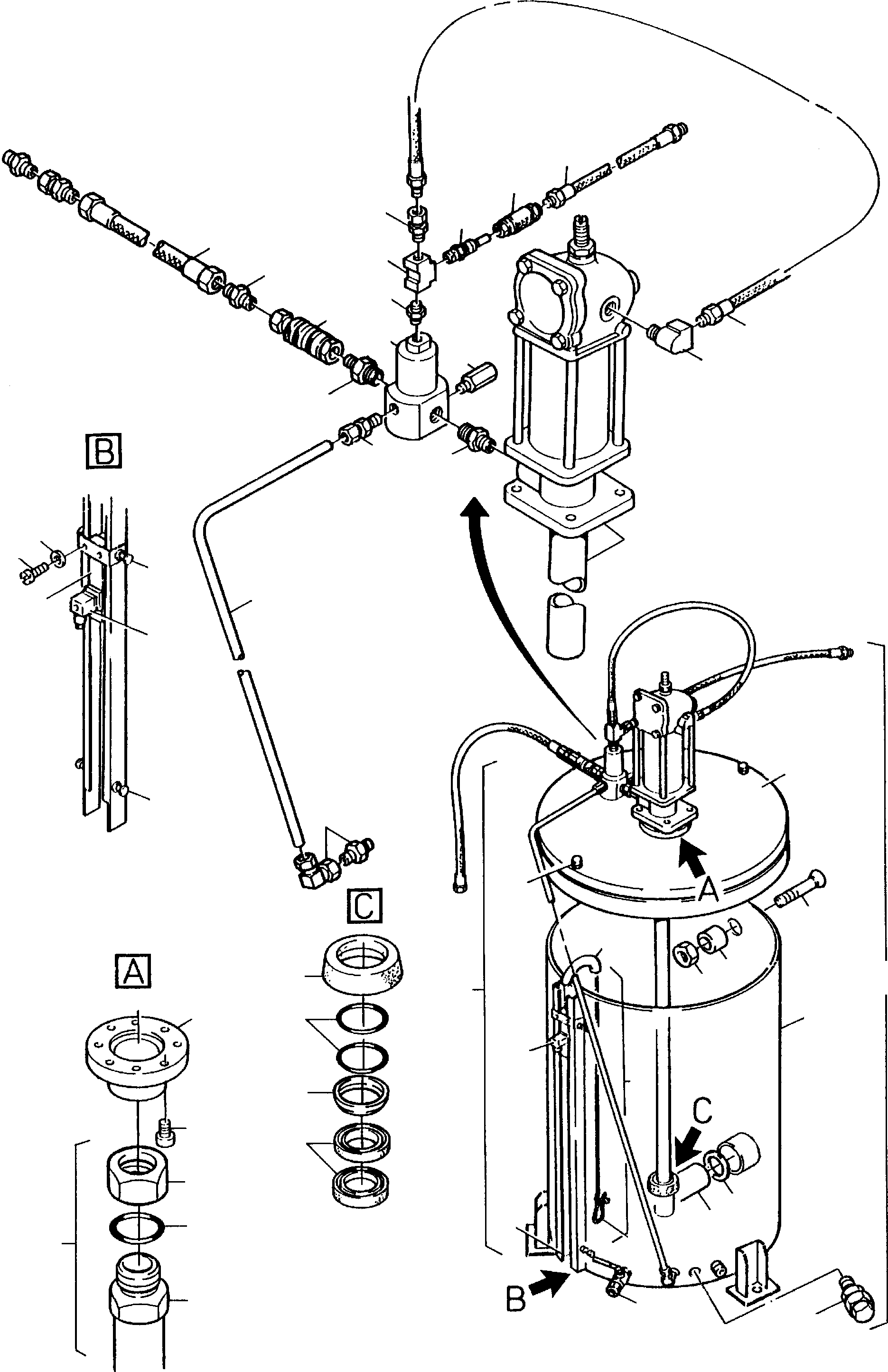 Excavators Mining Komatsu / H285S S/N 78083(g78083) / Lube Station(090-6685 : 090-6685)