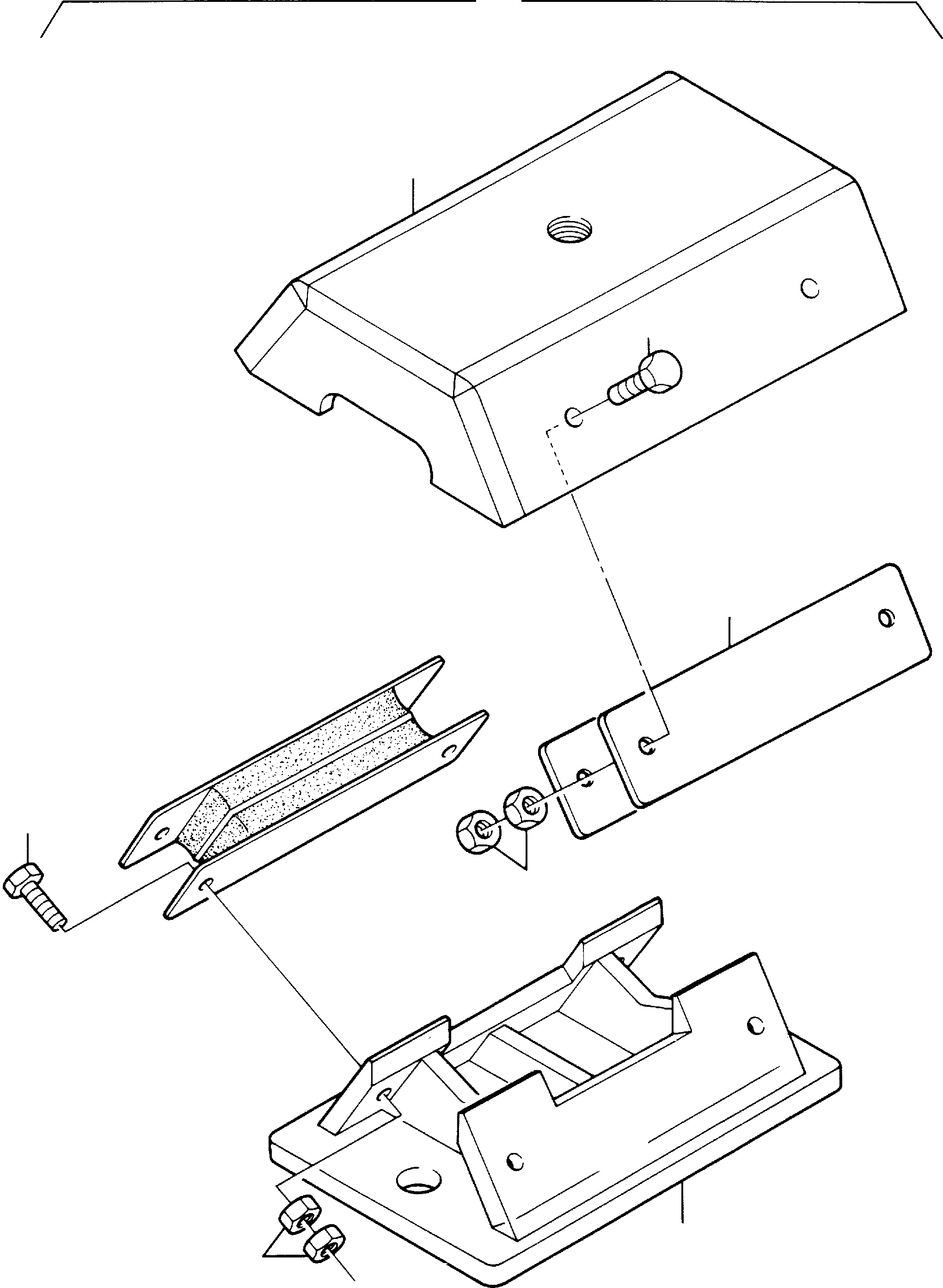 Excavators Mining Komatsu / H285S S/N 78083(g78083) / Engine Mounting(078-1225 : 078-1225)