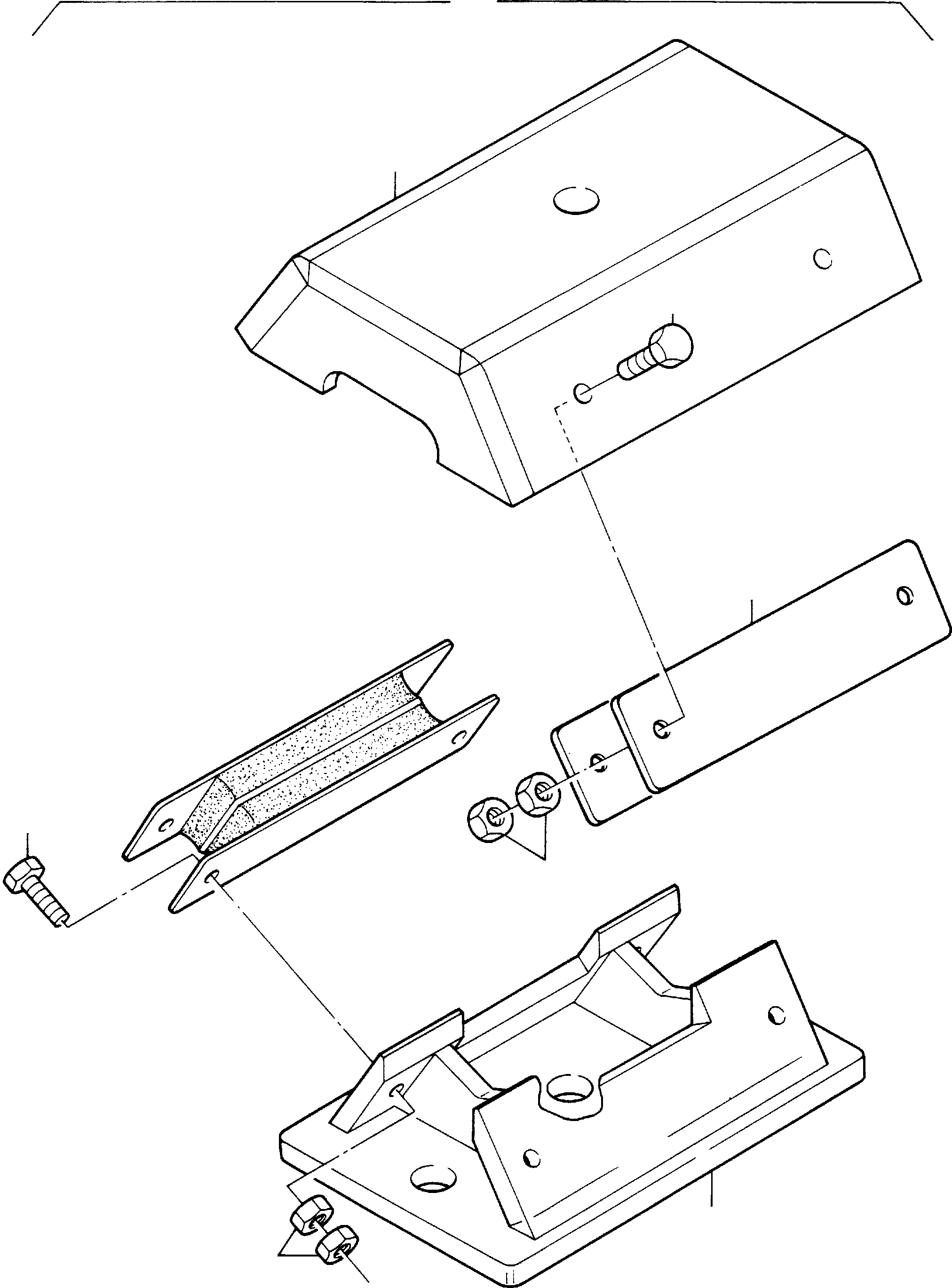 Excavators Mining Komatsu / H285S S/N 78083(g78083) / Engine Mounting(078-1227 : 078-1227)