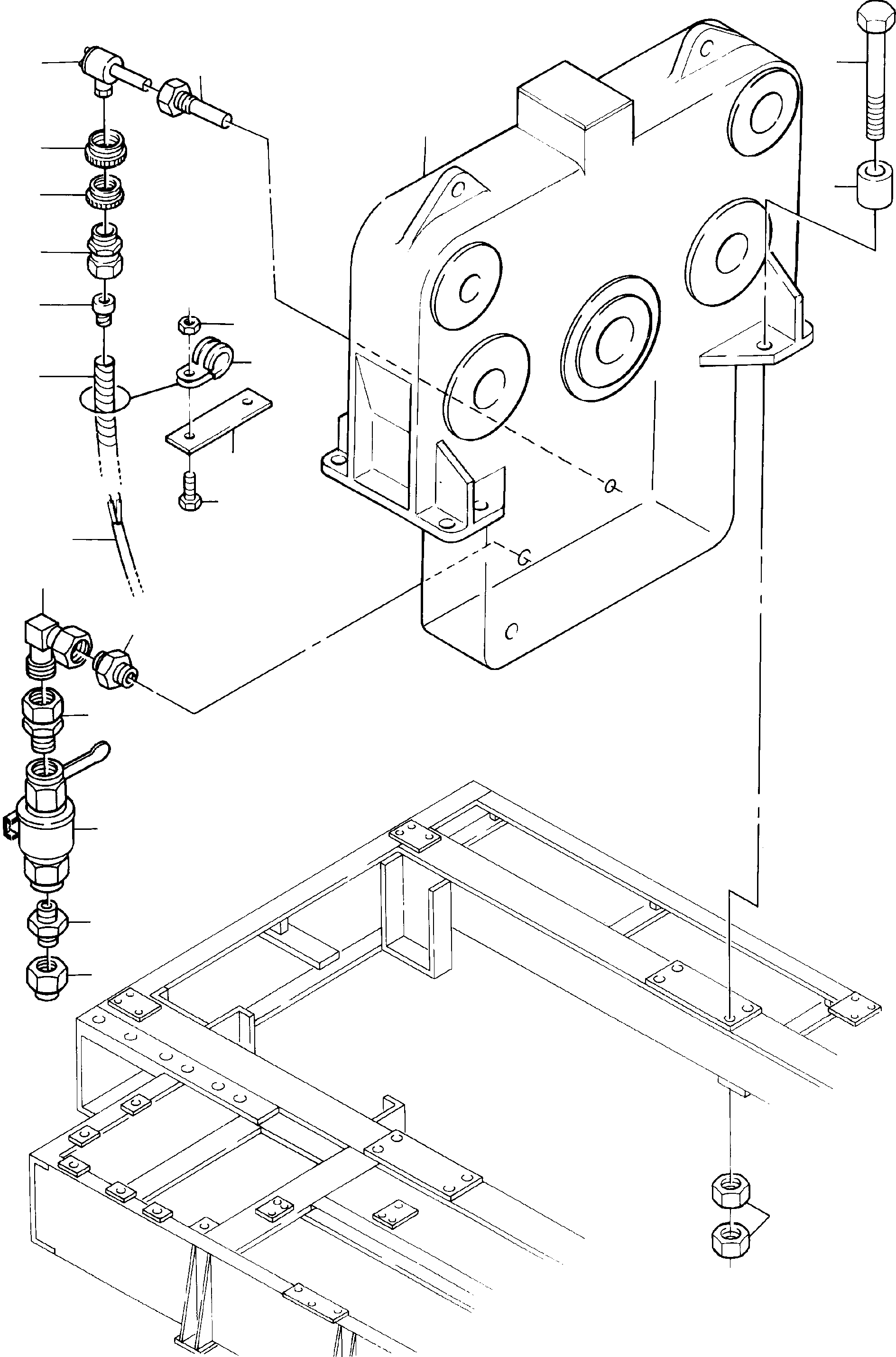 Komatsu parts book diagram for H285 S/N 78099: INSTALLATION - PUMP DISTRIBUTOR GEAR