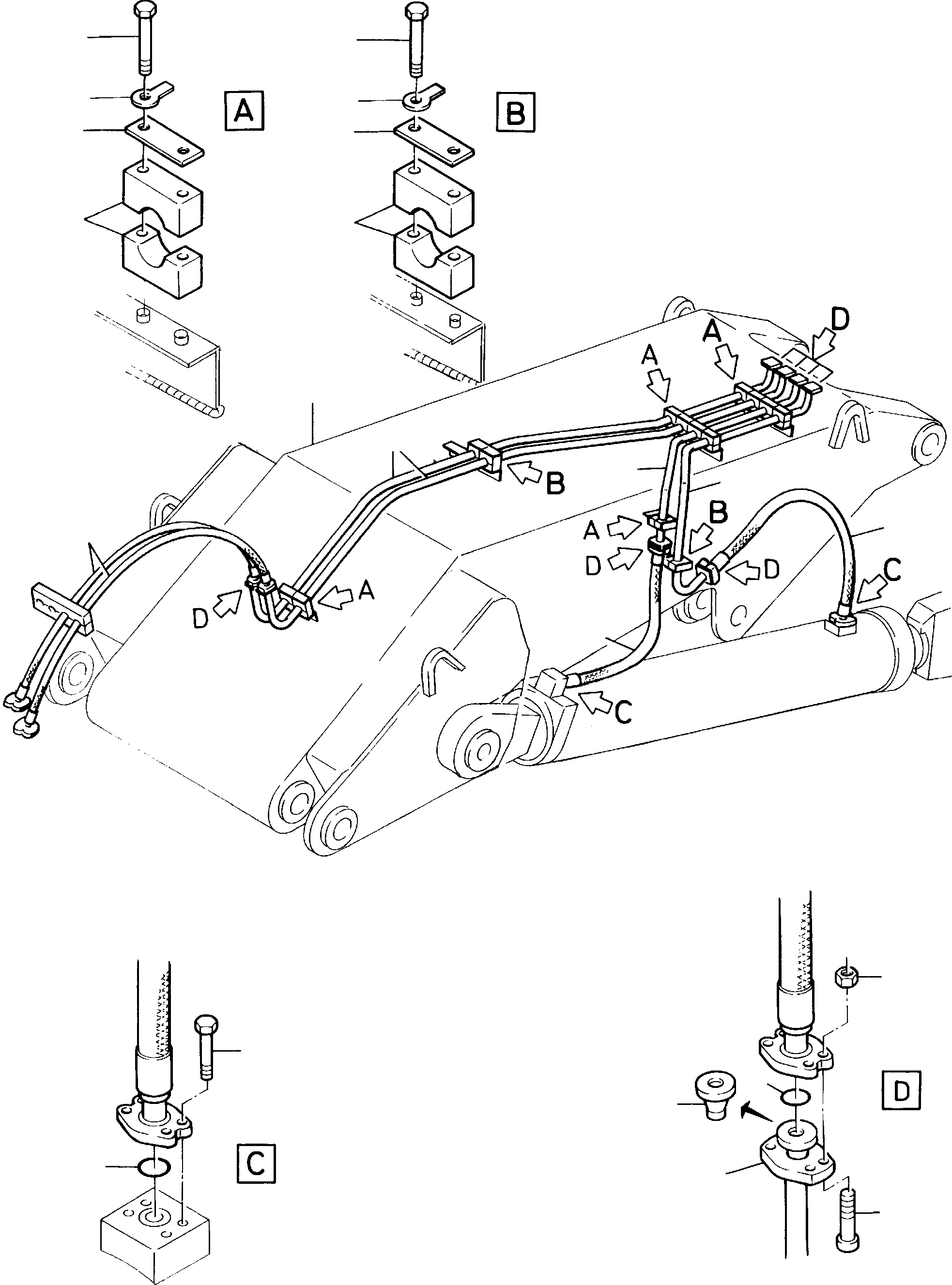 Excavators Mining Komatsu / H285 S/N 78099(g78099) / Bullclam Bucket - Boom(314-4017 : 314-4017)