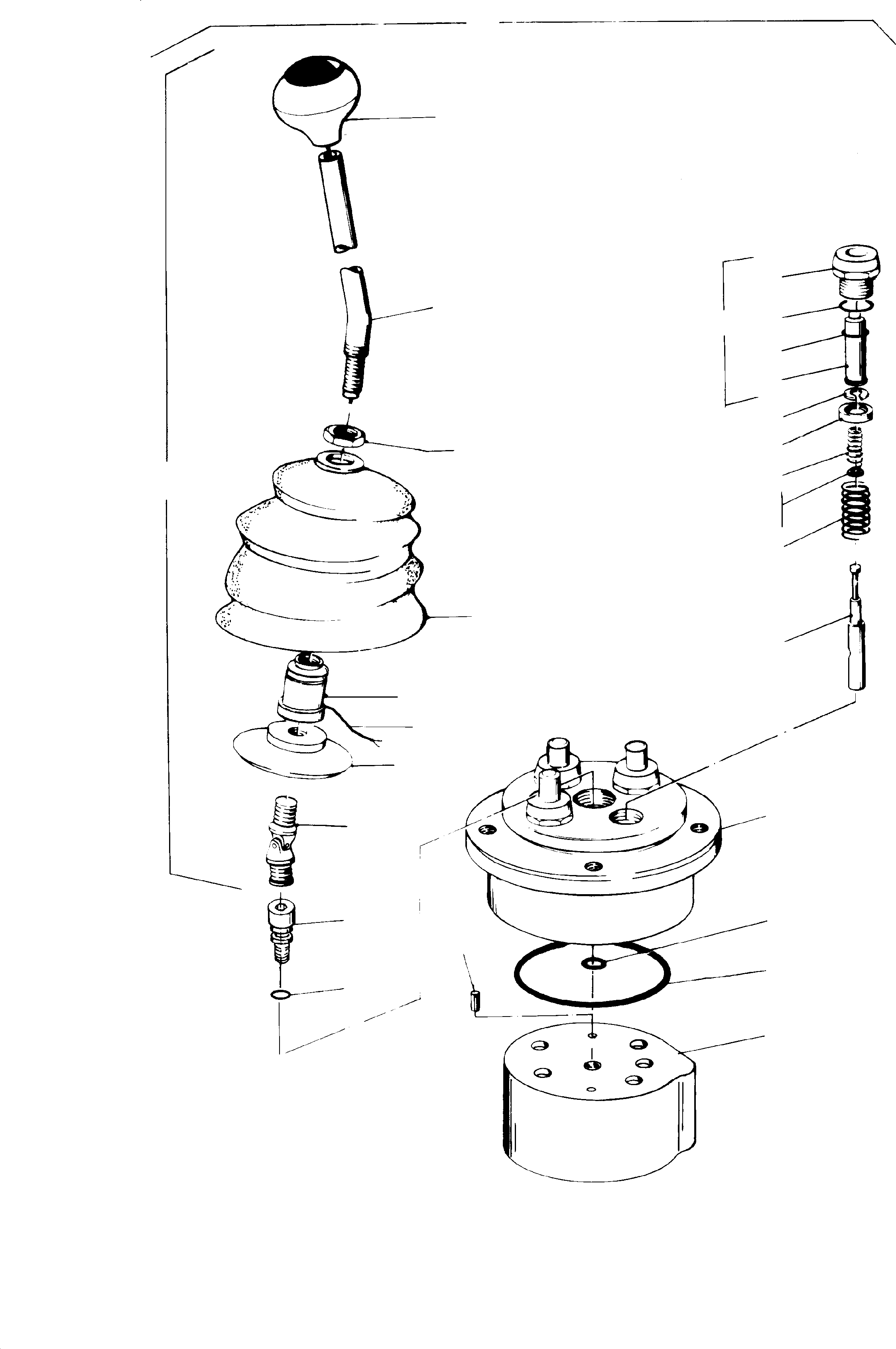 Komatsu parts book diagram for H285 S/N 78099: PILOT OIL UNIT