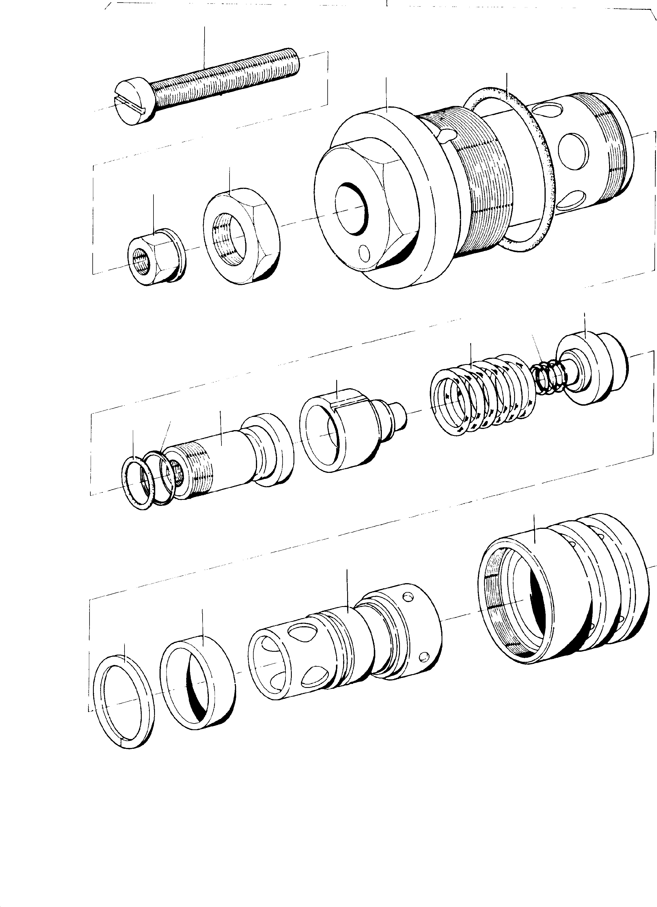 Komatsu parts book diagram for H285 S/N 78099: LOAD LIMITATION VALVE ARRANGEMENT