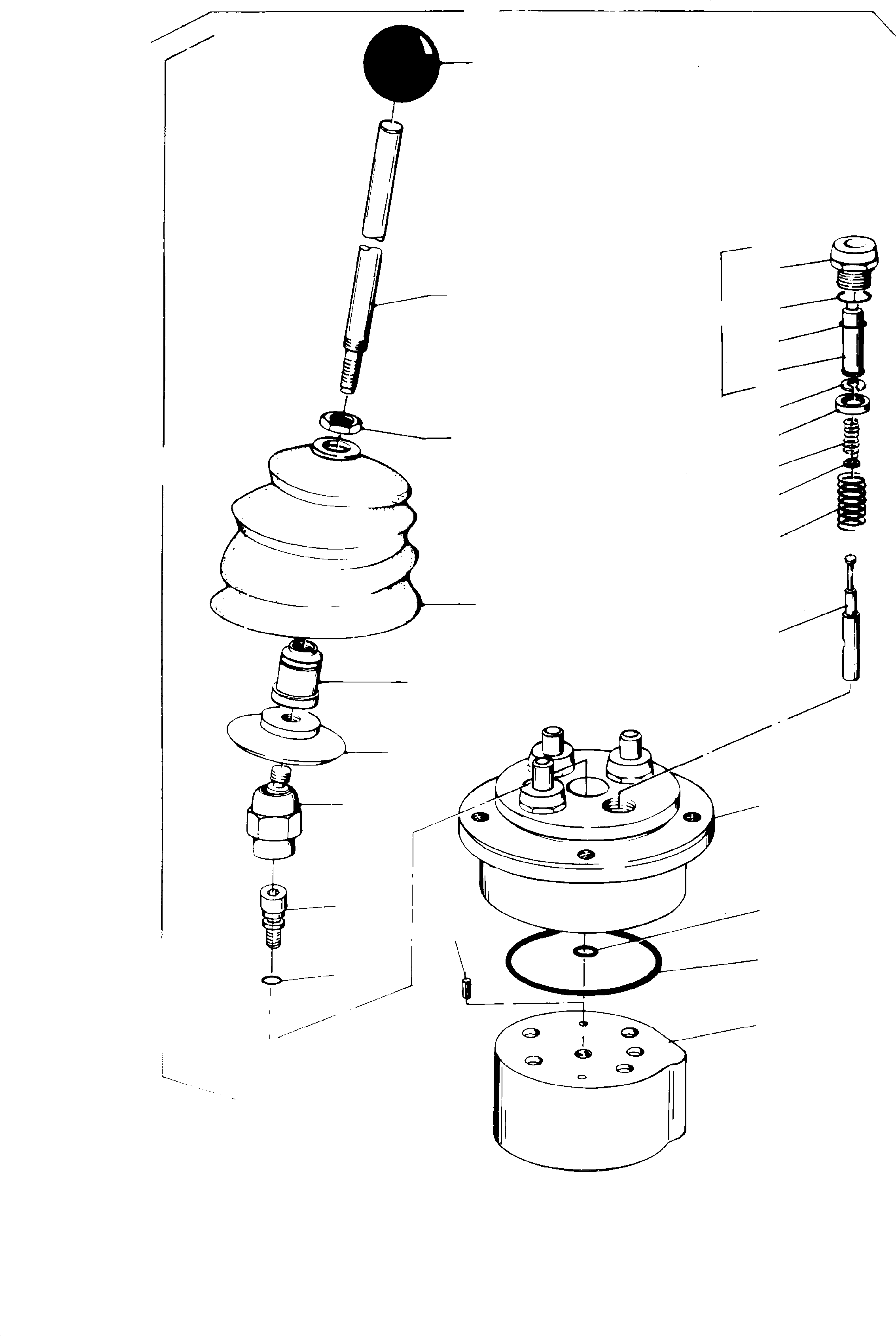 Komatsu parts book diagram for H285 S/N 78099: PILOT OIL UNIT