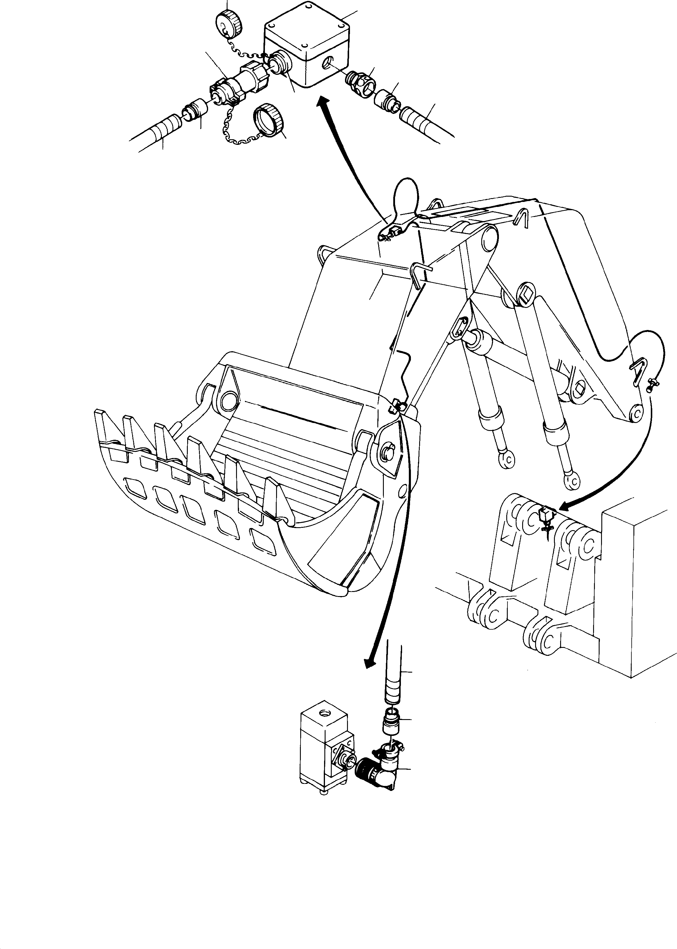Excavators Mining Komatsu / H285S S/N 78105(g78105) / Electric Parts - Central Lubrication(112-2355 : 112-2355)