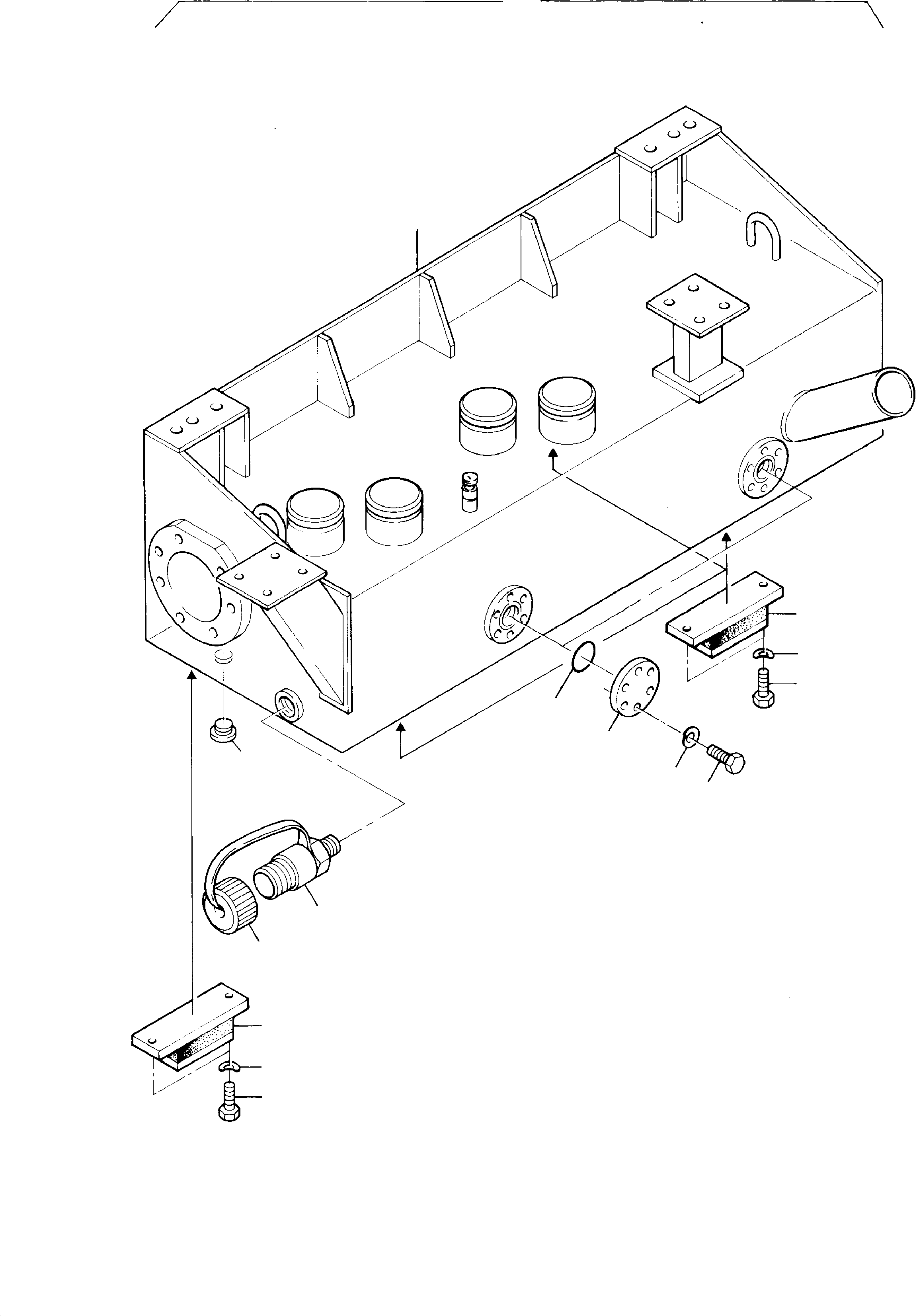 Excavators Mining Komatsu / H285S S/N 78105(g78105) / Suction Tank(114-1804a : 114-1804a)