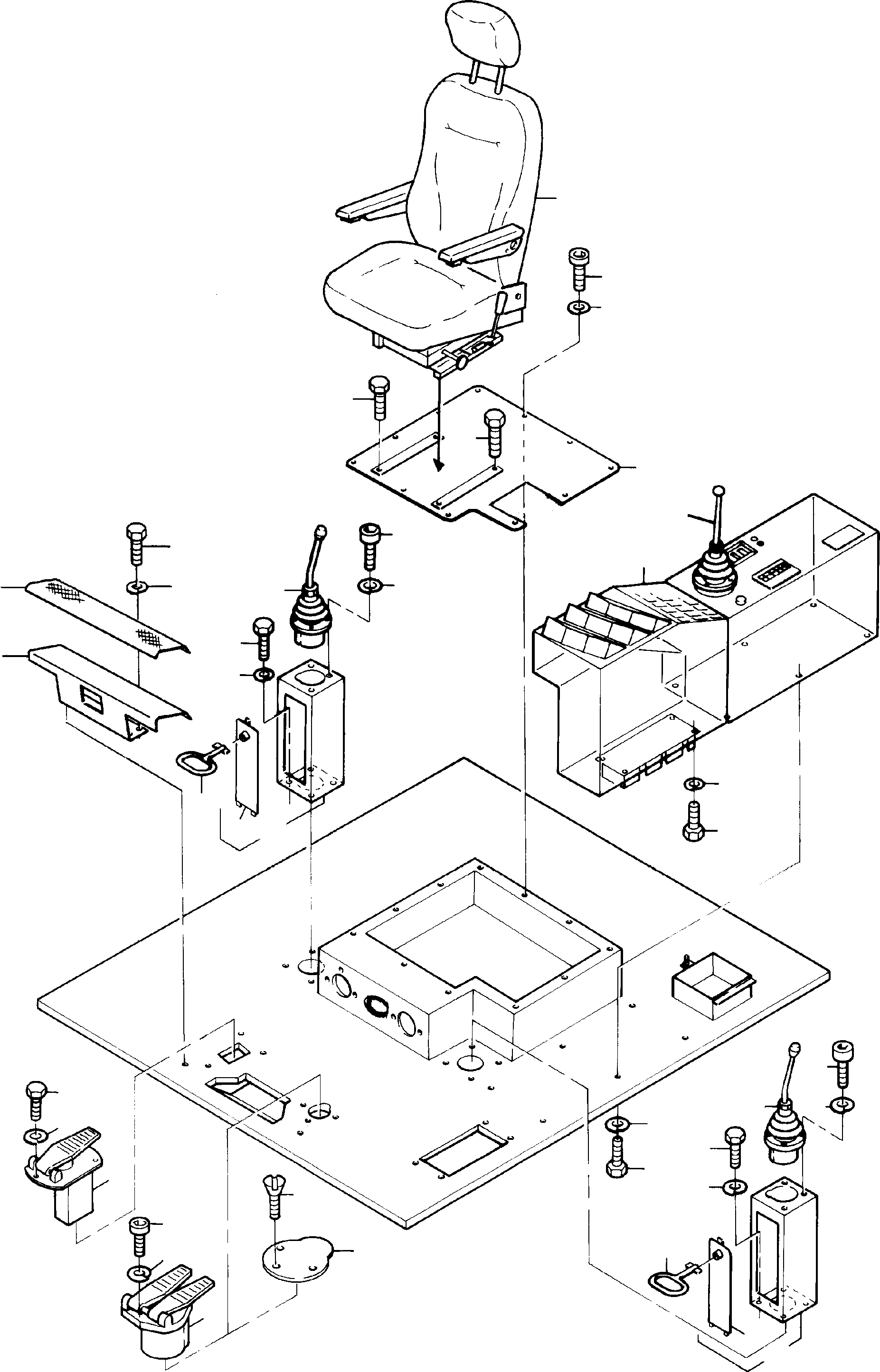 Excavators Mining Komatsu / H285S S/N 78105(g78105) / Operator