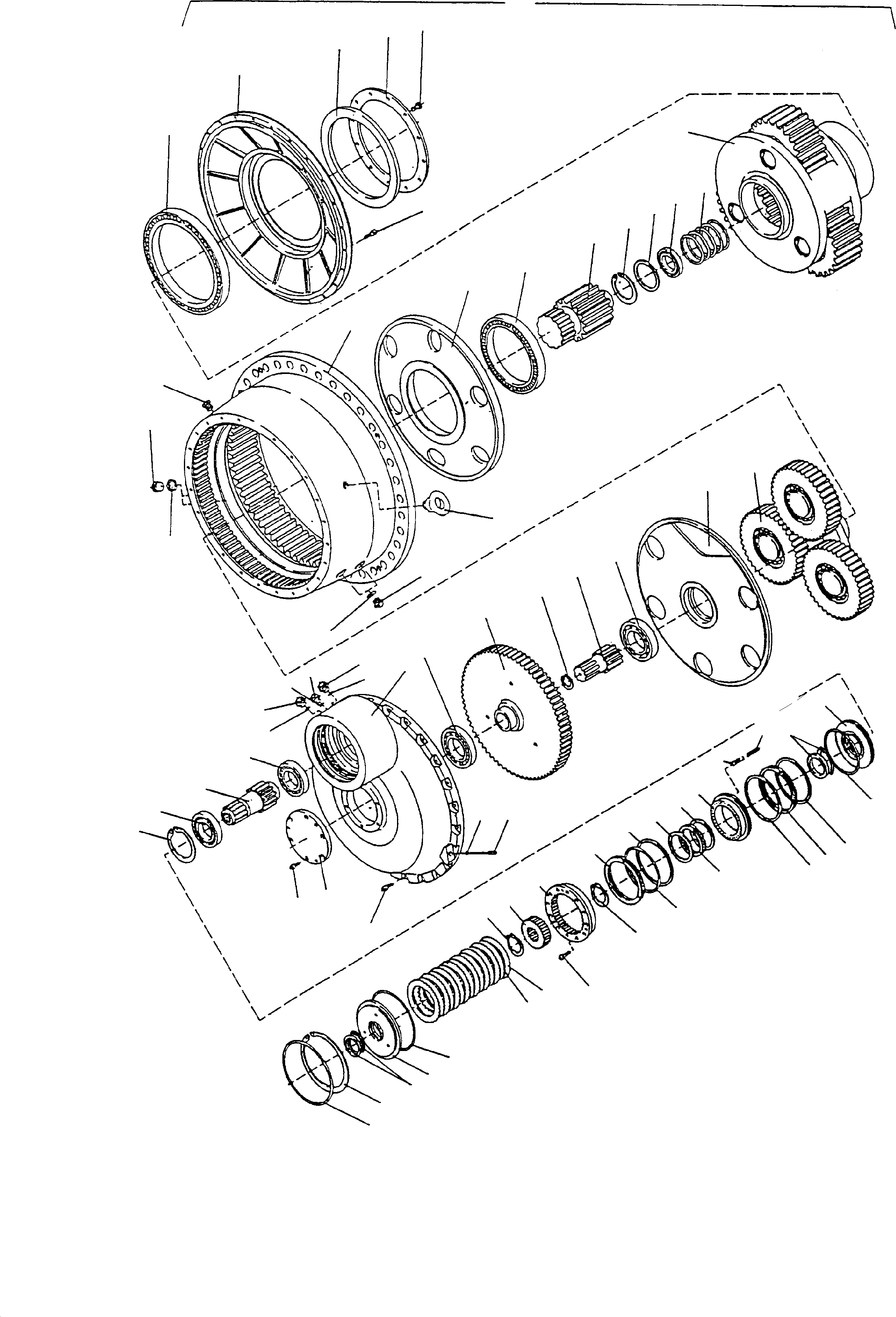 Excavators Mining Komatsu / H285S S/N 78124(g78124) / Travelling Gear(090-2358a : 090-2358a)