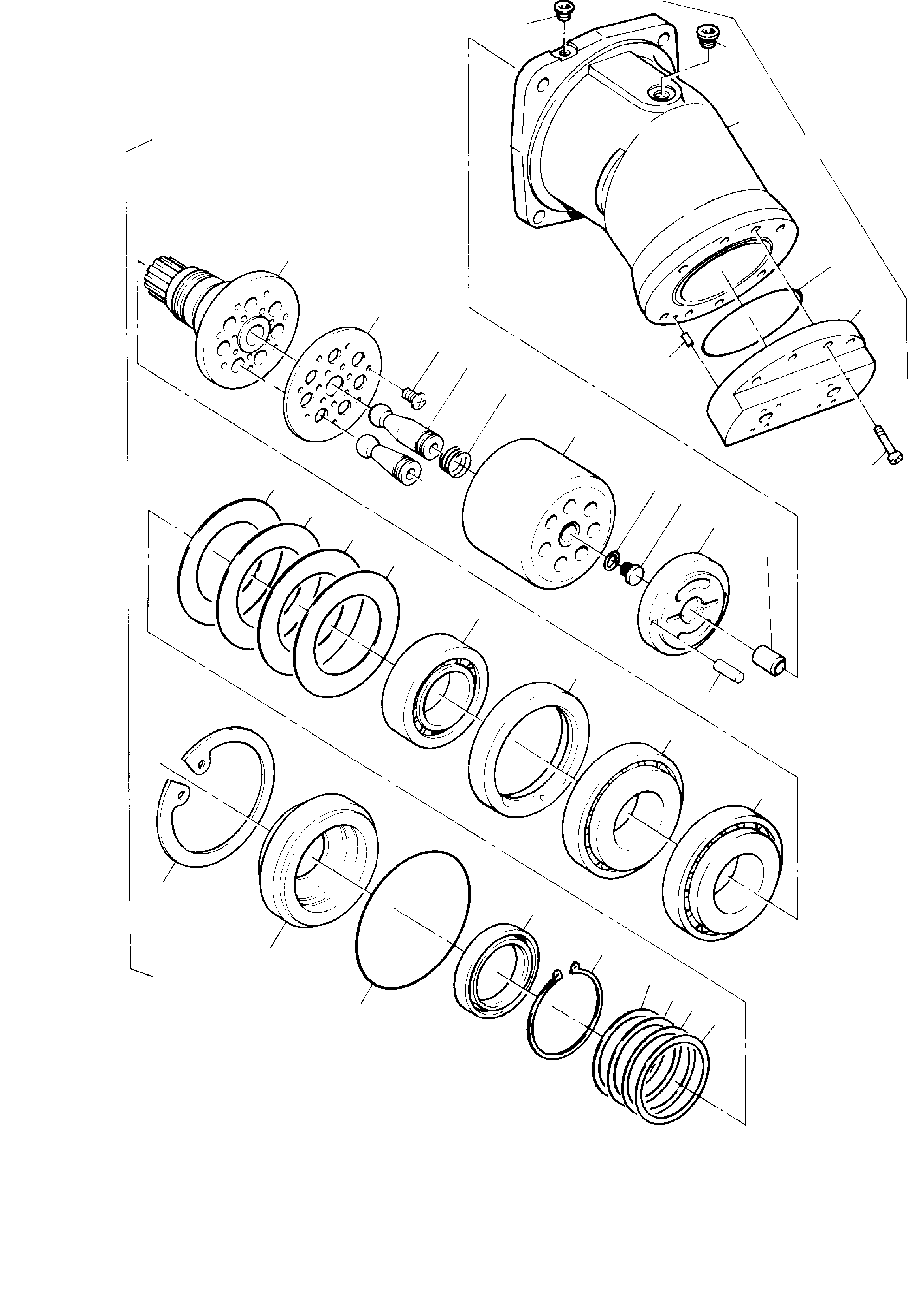 Excavators Mining Komatsu / H285S S/N 78124(g78124) / Hydraulic Motor(090-1363a : 090-1363a)