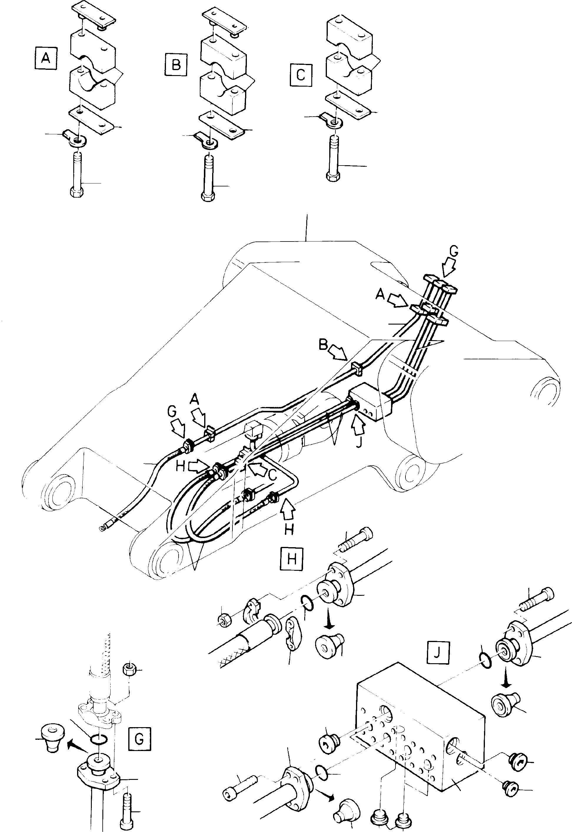 Excavators Mining Komatsu / H285S S/N 78124(g78124) / Bullclam Bucket - Stick(314-4202b : 314-4202b)