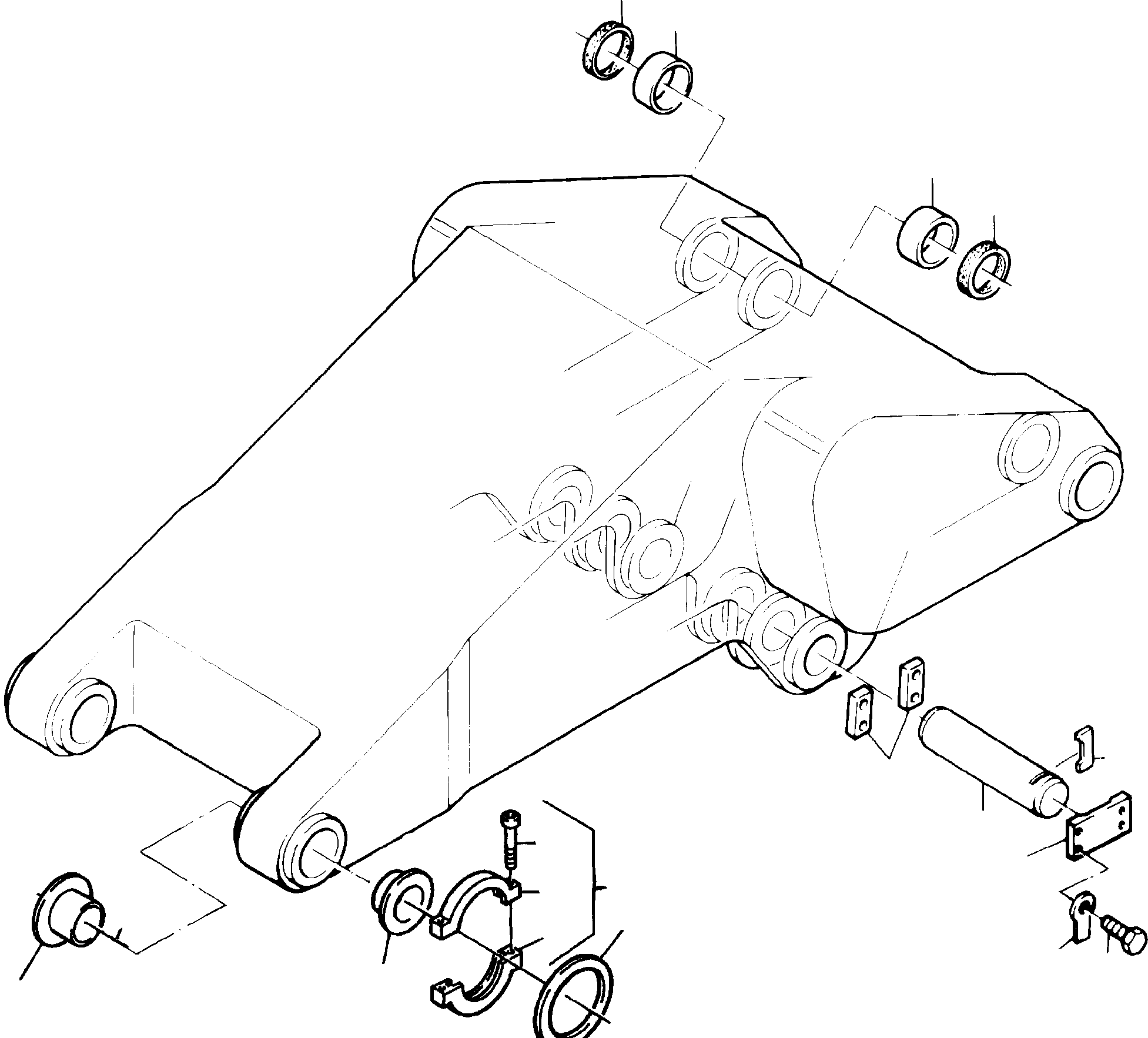 Excavators Mining Komatsu / H285S S/N 78124(g78124) / Bullclam Bucket - Stick(314-4202b : 314-4202b)