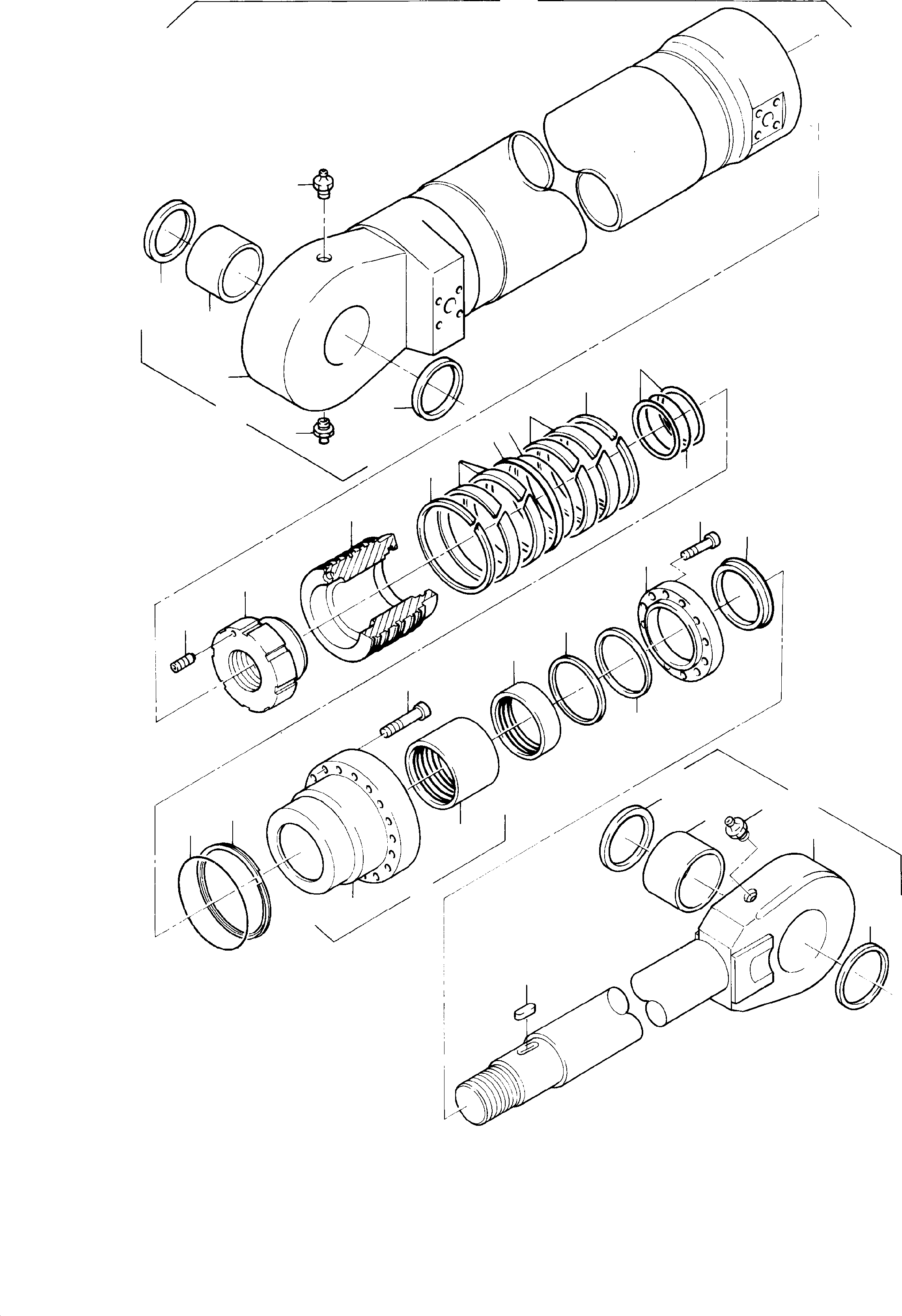 Excavators Mining Komatsu / H285S S/N 78124(g78124) / Hydraulic Cylinder(314-4276d : 314-4276d)