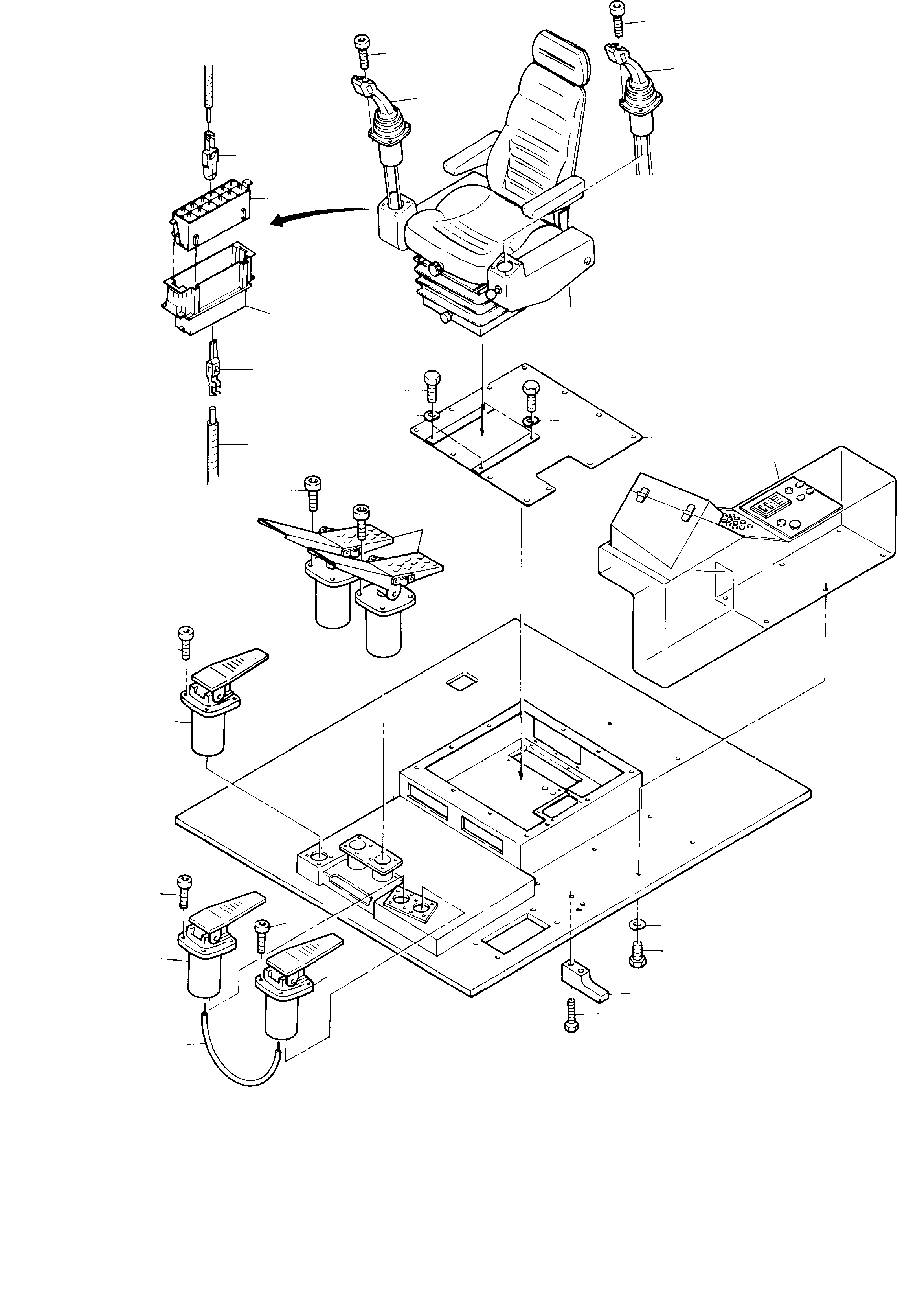 Excavators Mining Komatsu / H285S S/N 78124(g78124) / Operator