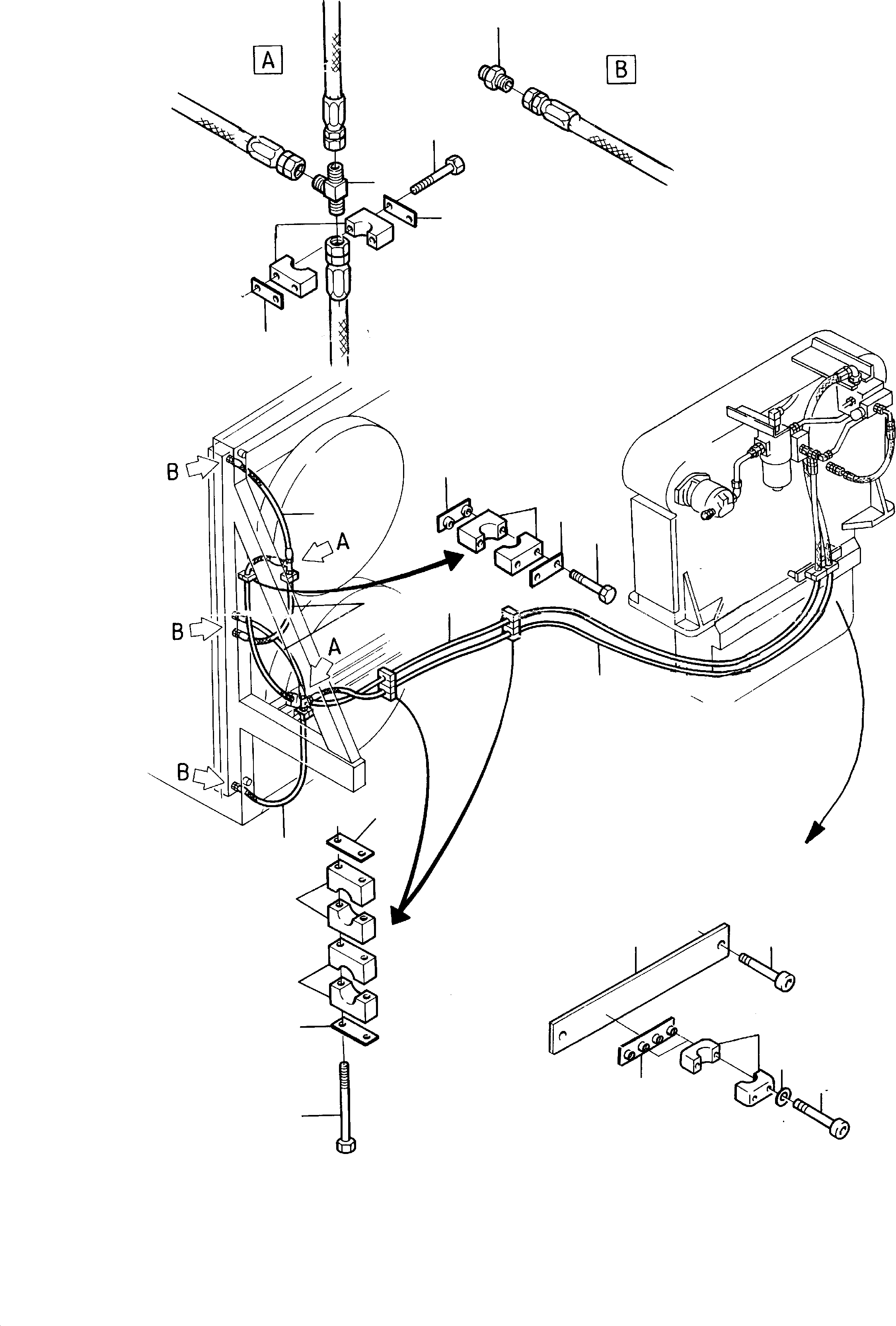 Komatsu parts book diagram for H285S S/N 78129: COOLING CIRCUIT - PUMP DISTRIBUTOR GEAR
