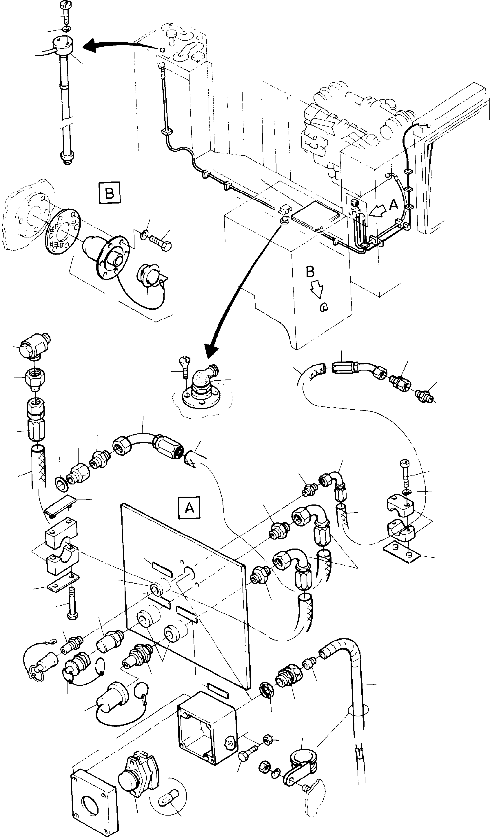Komatsu parts book diagram for H285S S/N 78129: REFUELING SYSTEM, CU-ENGINE