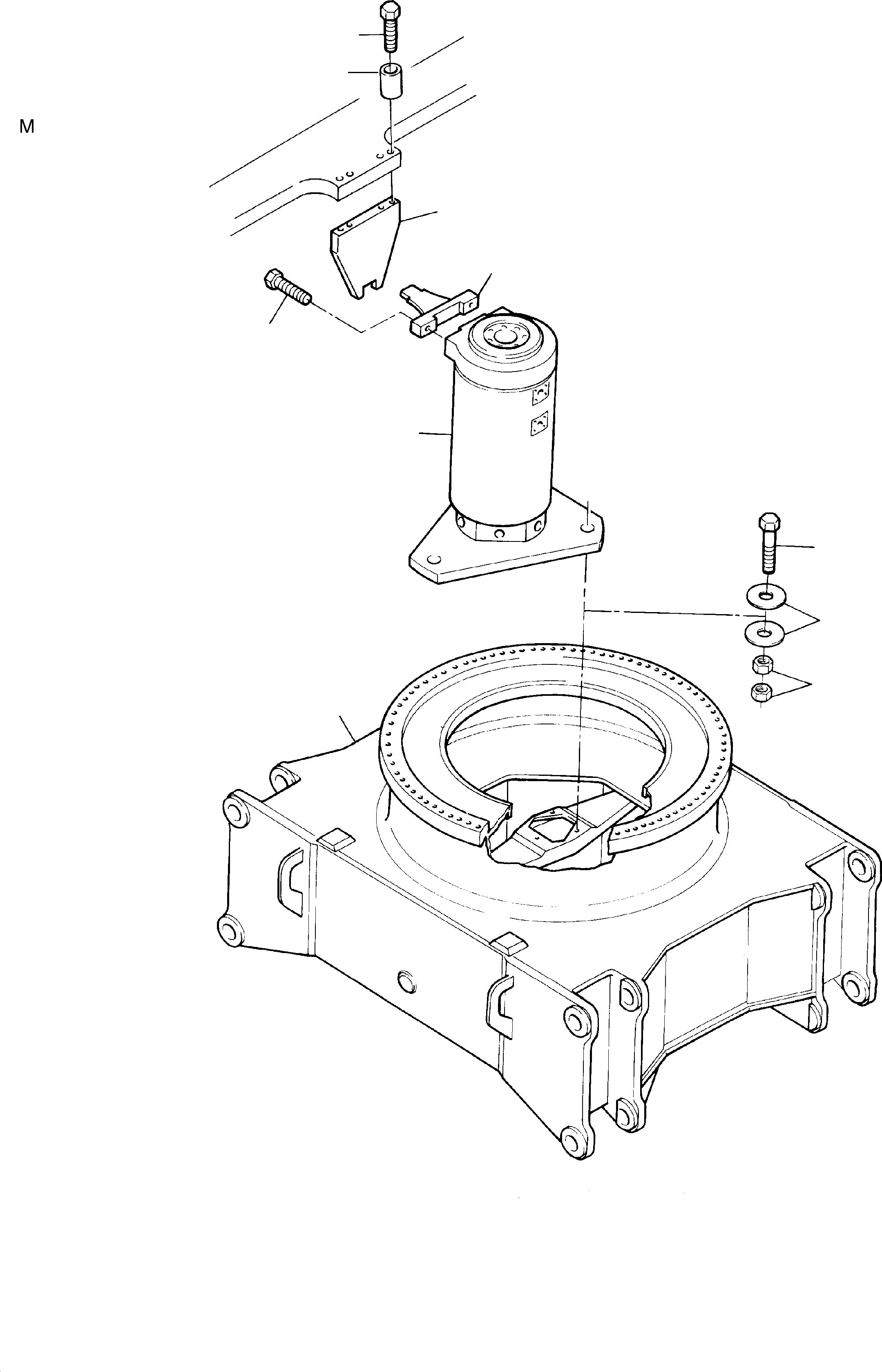 Komatsu parts book diagram for H285S S/N 78129: CARBODY AND ROTARY JOINT