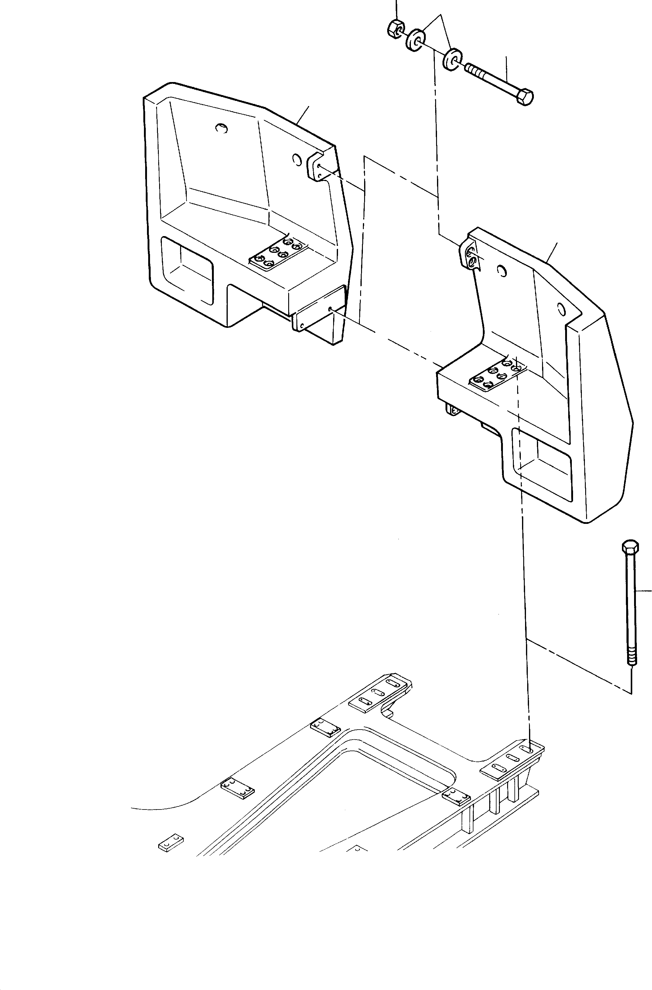 Excavators Mining Komatsu / H285S S/N 78135(g78135) / Counterweight Mounting(114-1020f : 114-1020f)