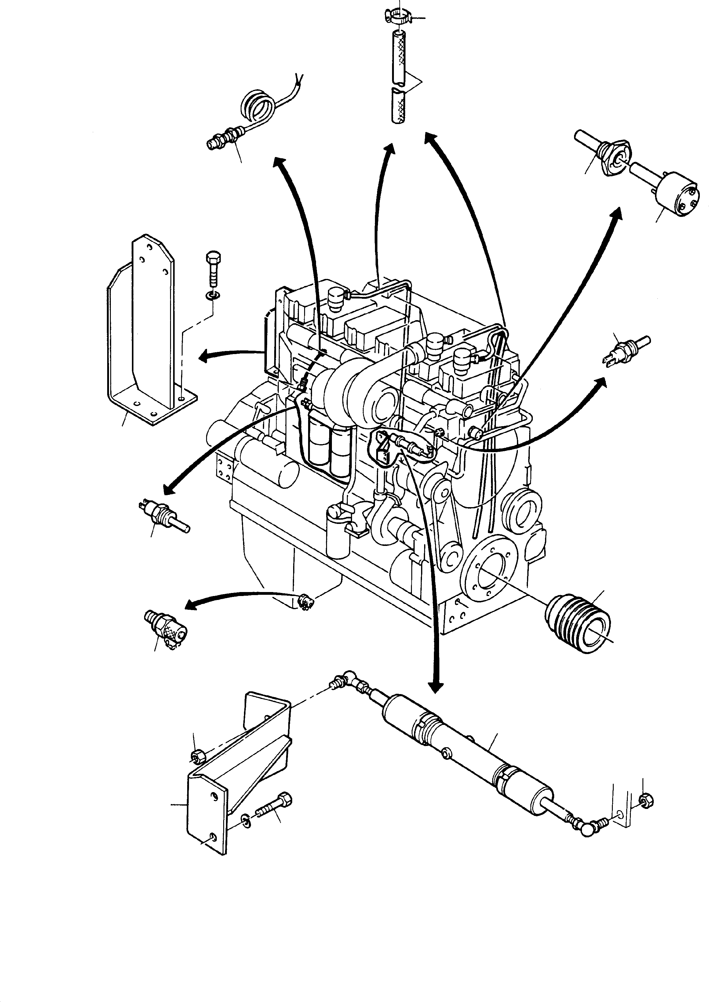 Excavators Mining Komatsu / H95 S/N 86043(g86043) / Mountings, CU Power(086-1211 : 086-1211)
