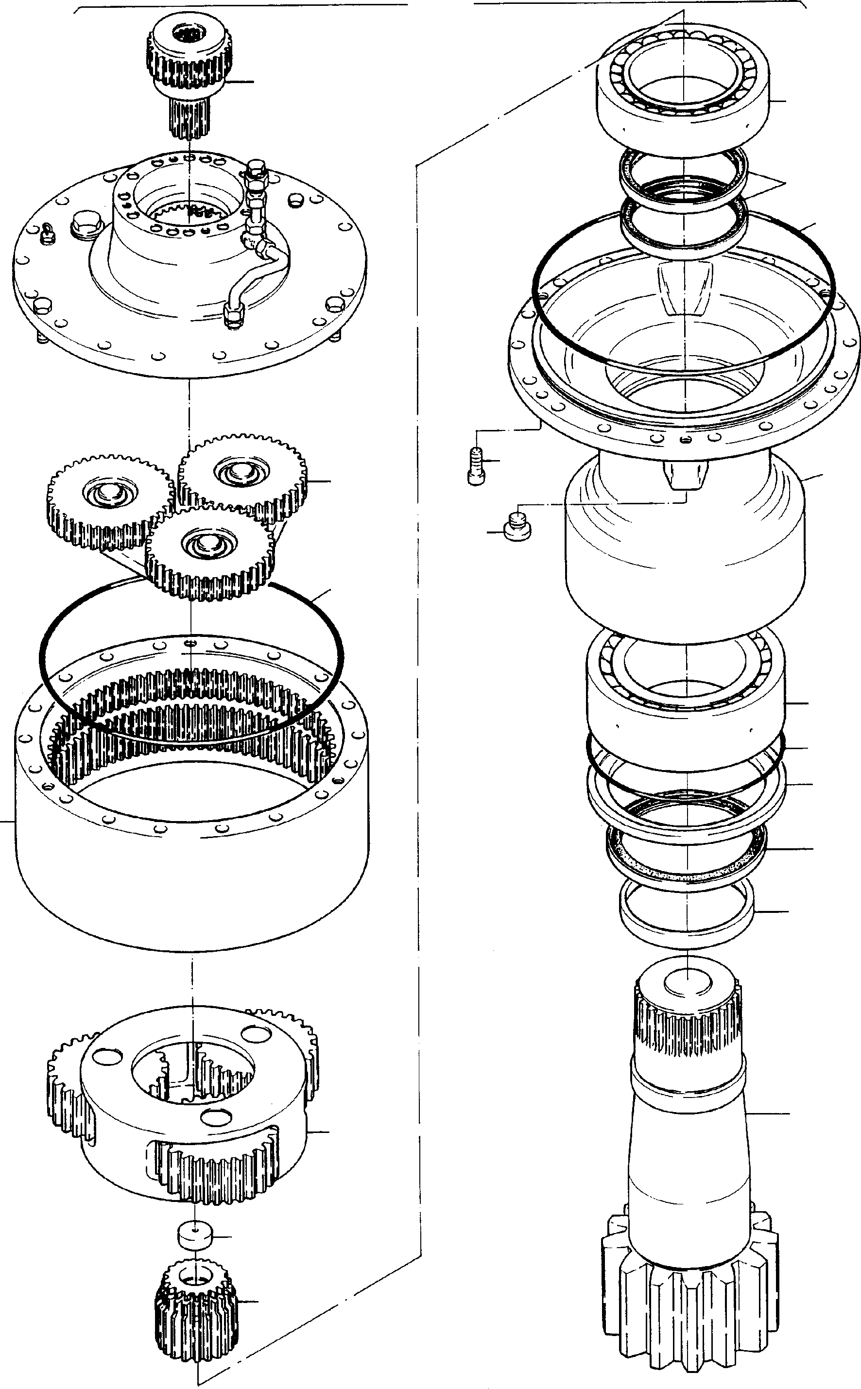 Excavators Mining Komatsu / H95 S/N 86043(g86043) / Slew Gearbox(090-0838 : 090-0838)