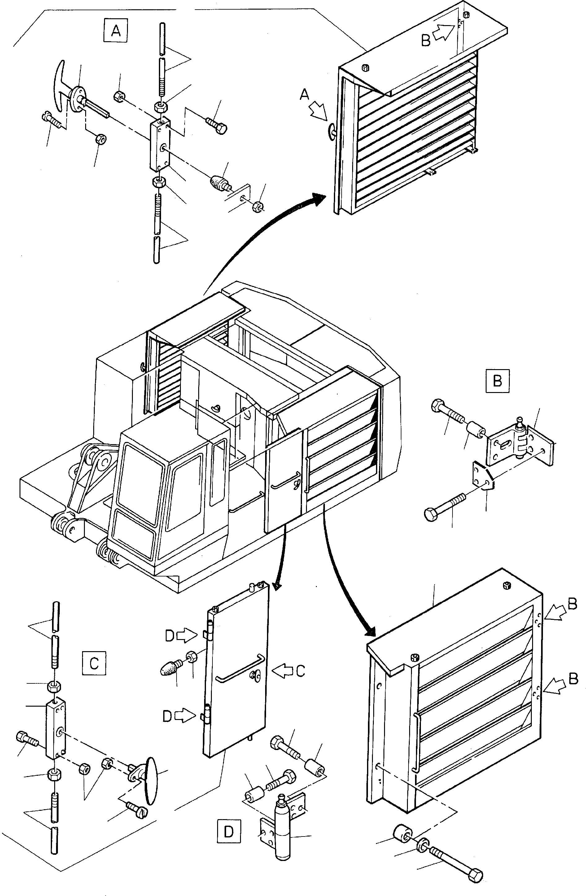 Excavators Mining Komatsu / H95 S/N 86043(g86043) / Covering(086-1970 : 086-1970)