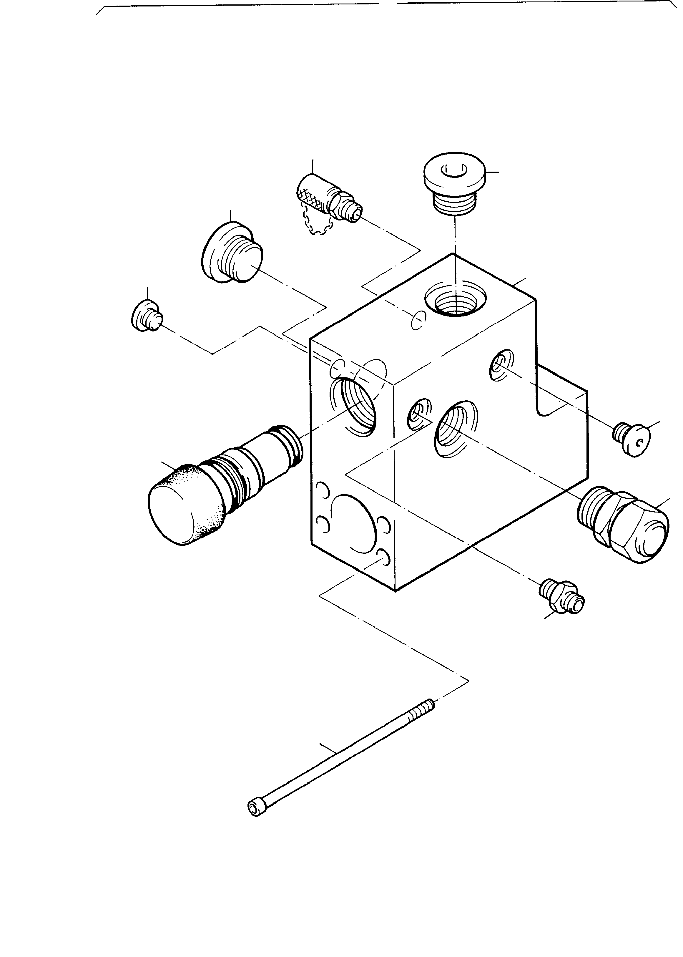 Excavators Mining Komatsu / H95 S/N 86052(g86052) / Pressure Relief Valve(086-1848a : 086-1848a)